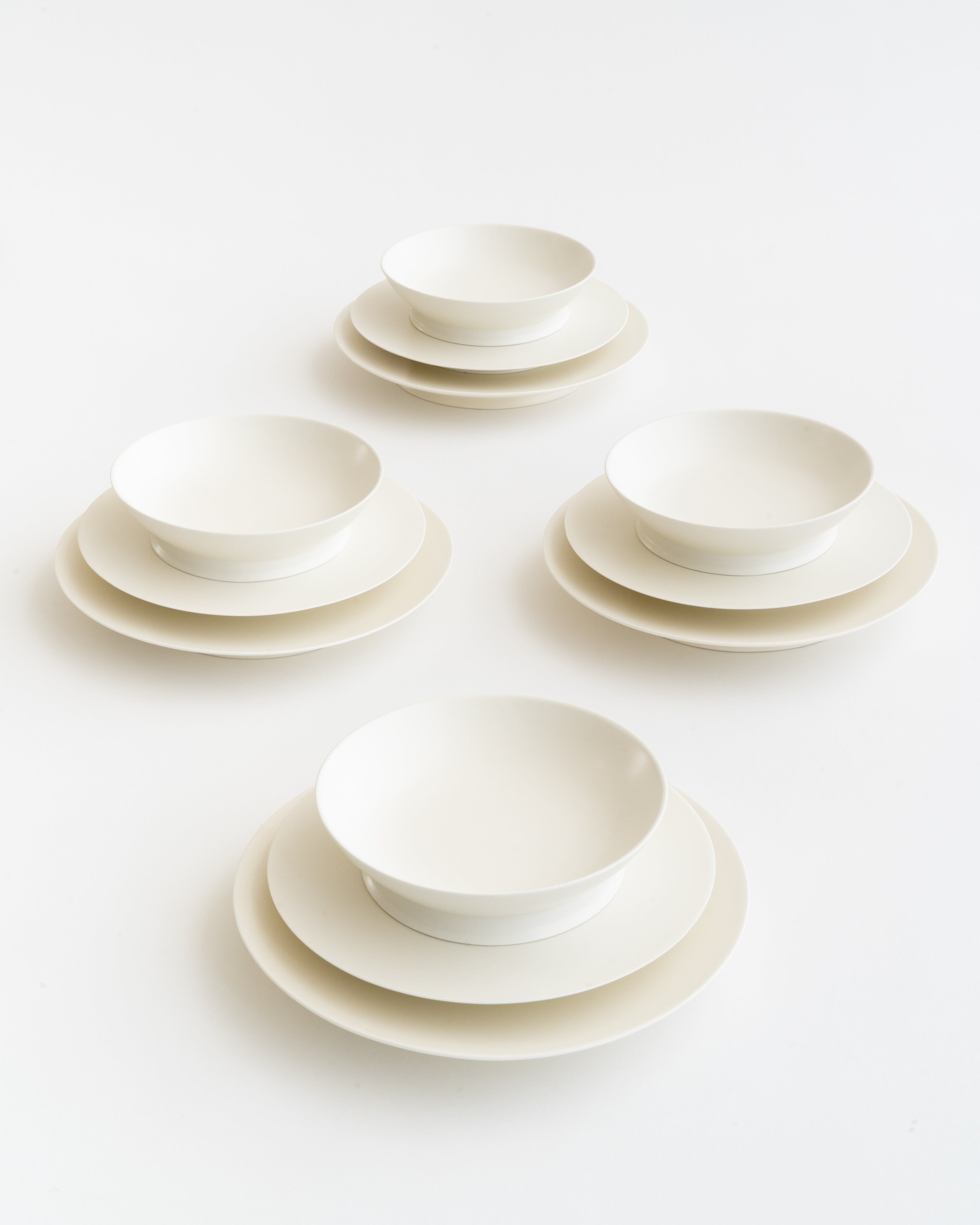 Dinner Set 12 pieces Off White Ra – SERAX - Main Image