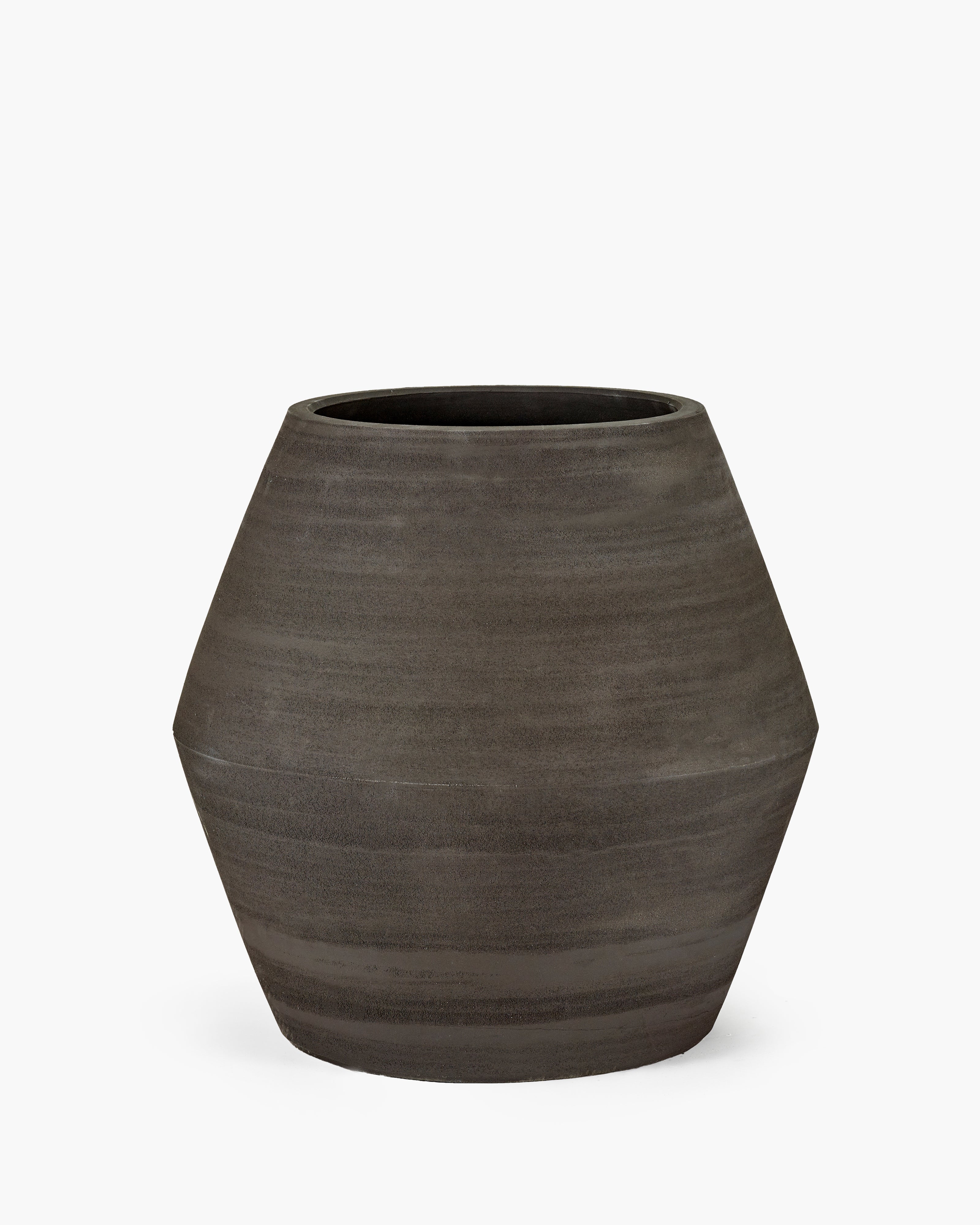 serax plant pot Plant pot S black Construct – SERAX