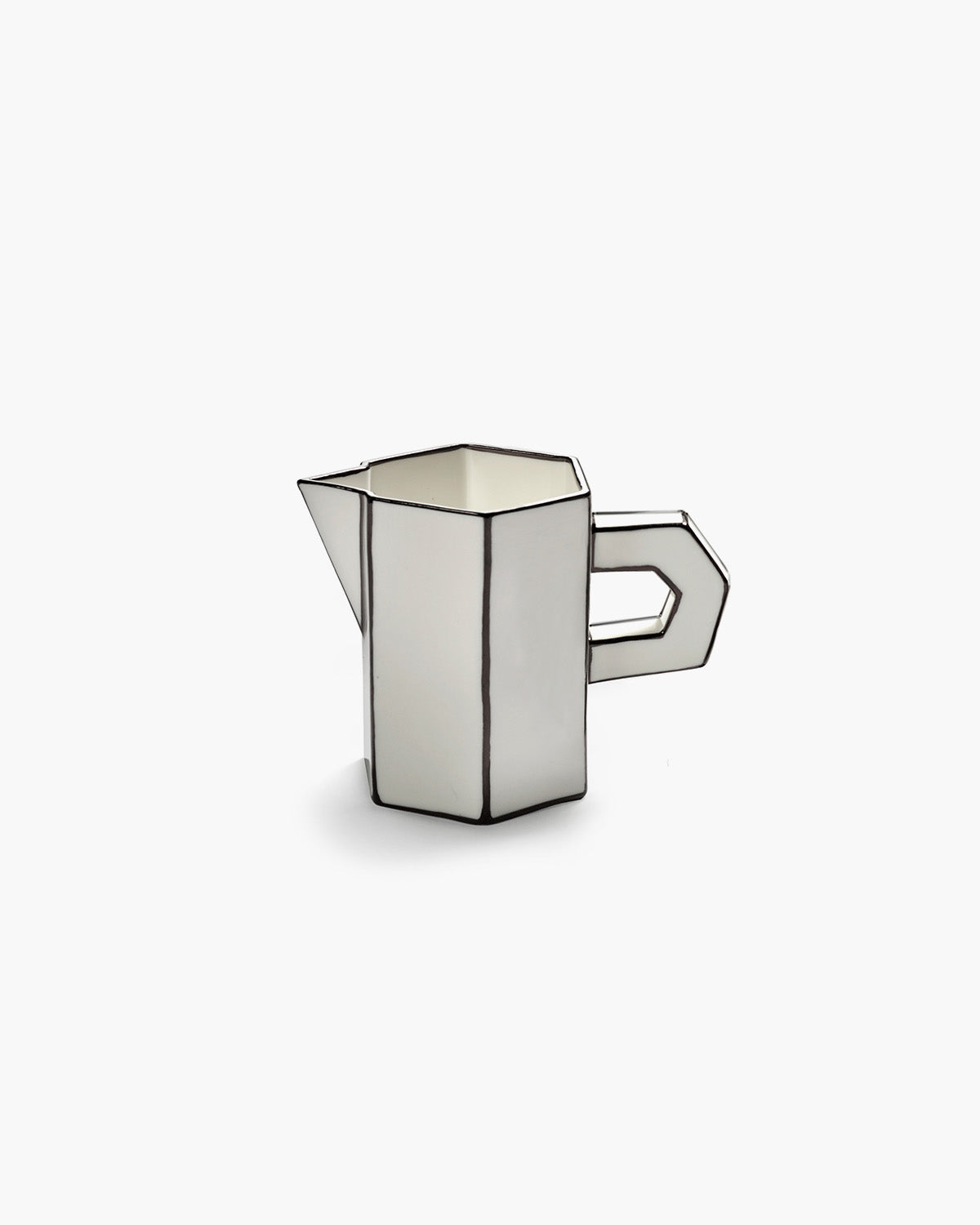 Jug white - black Carte Blanche – SERAX