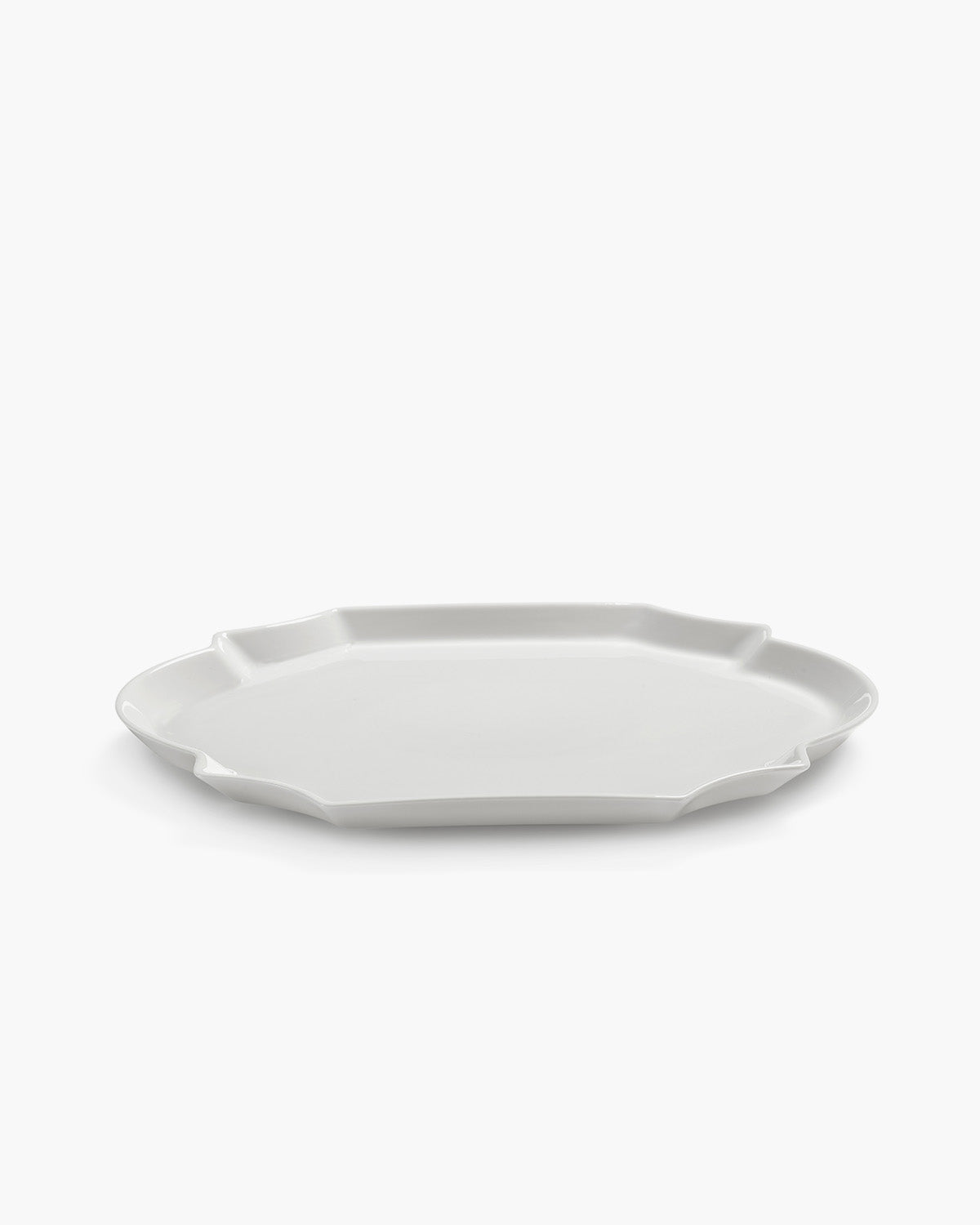 Ovale Servierplatte weiß Perle Fine Les Objets Mouleversants – SERAX