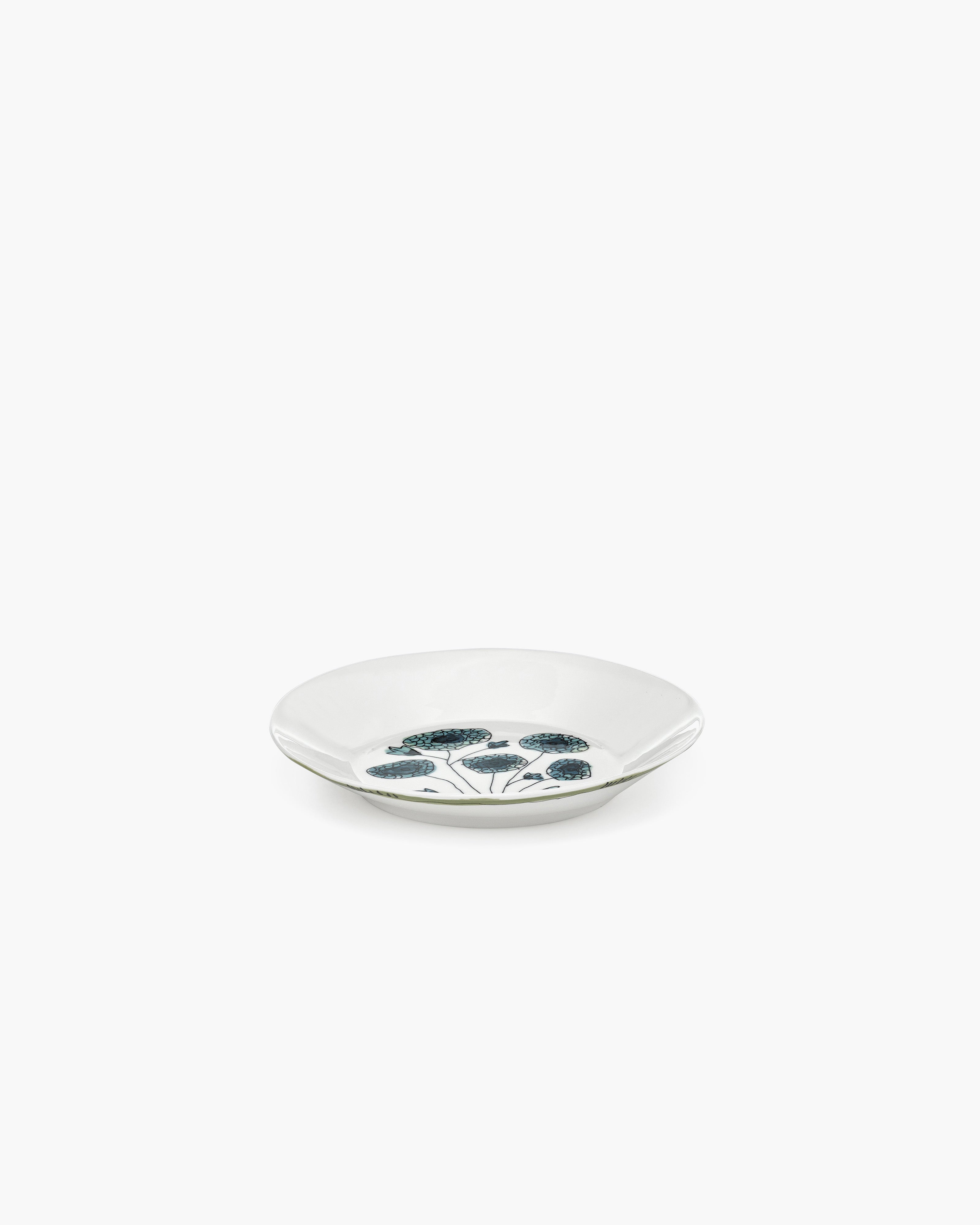 Deep plate S Anemone vaniglia Midnight Flowers – SERAX