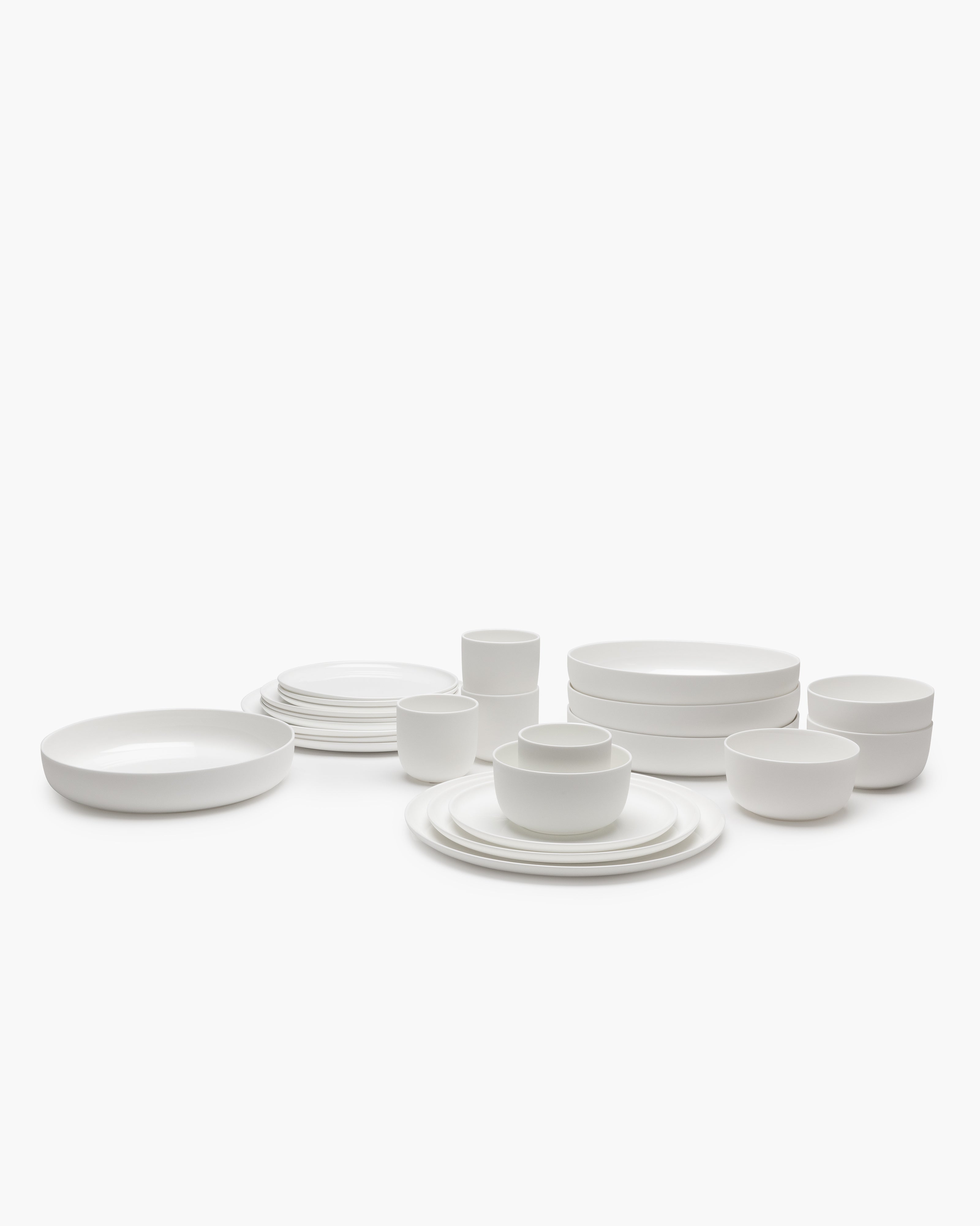 Full Set 24 pieces white Base SERAX