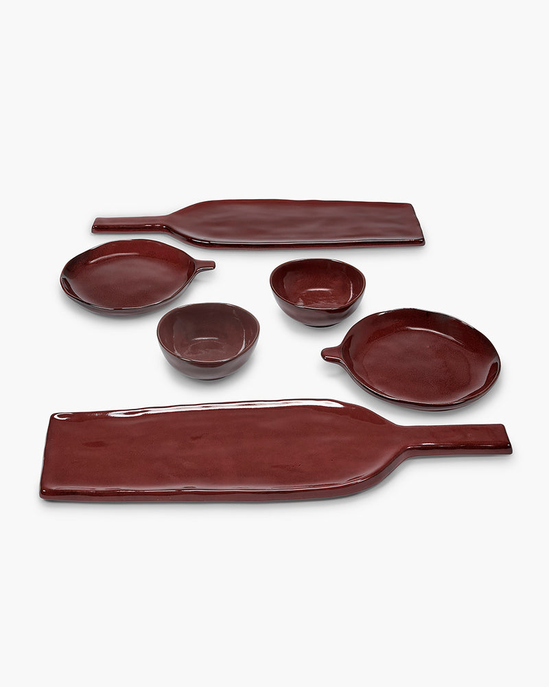 Apero set 6 pieces venetian red La Mère