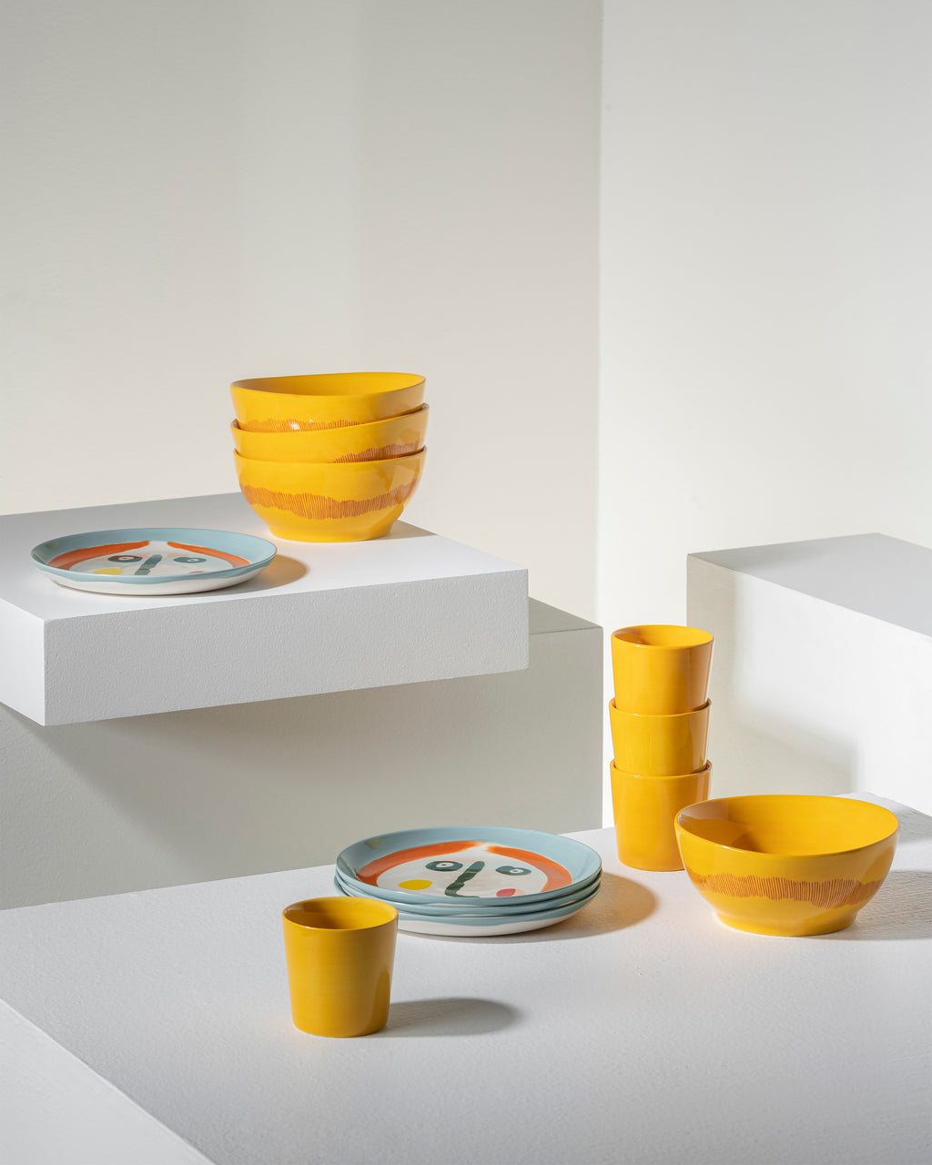 Breakfast Set 12 pieces - Feast tableware by Ottolenghi - yellow