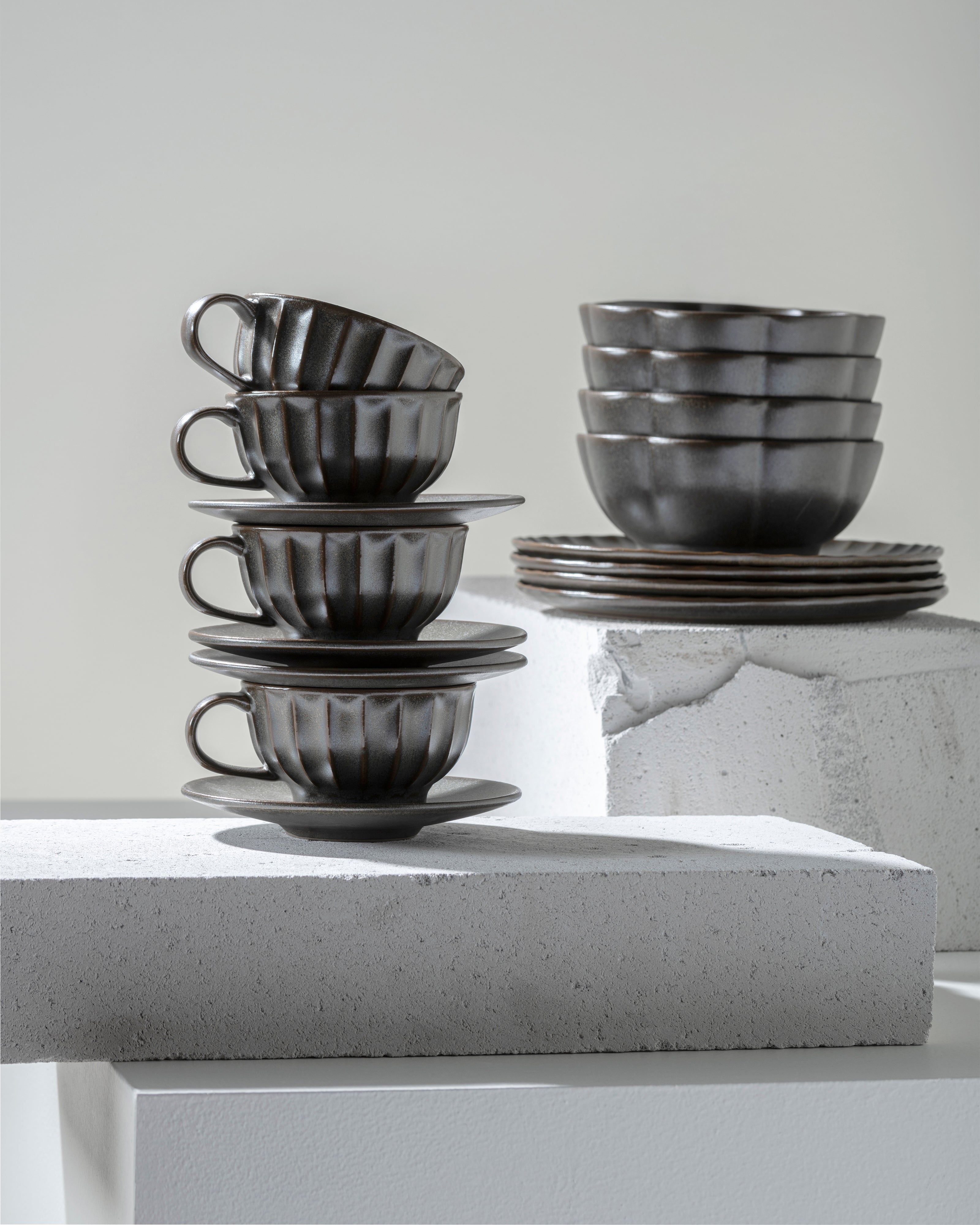 Grey tableware hotsell