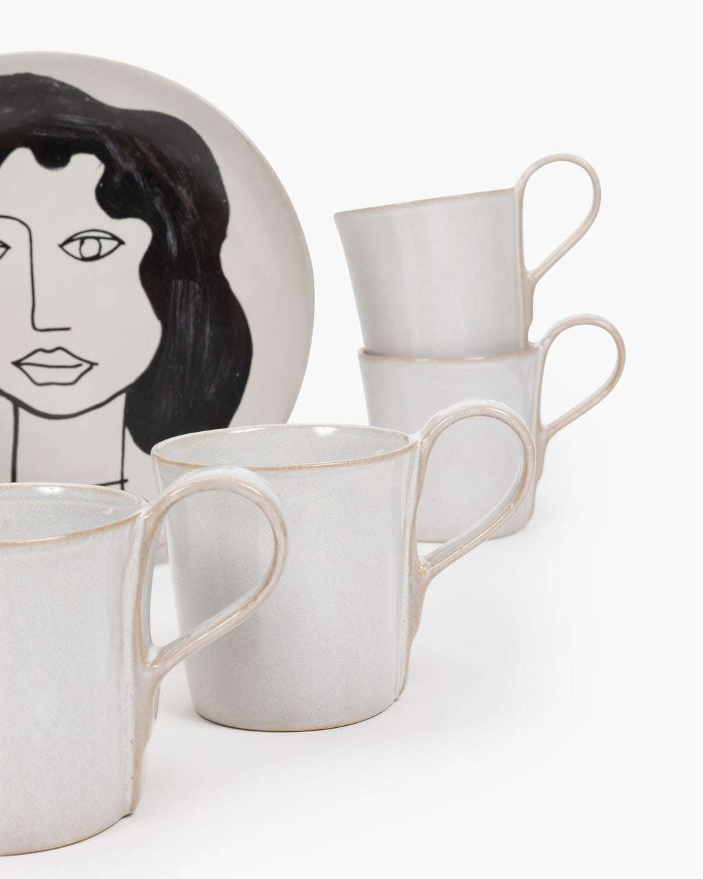 Breakfast Set 12 pieces off-white La Mère