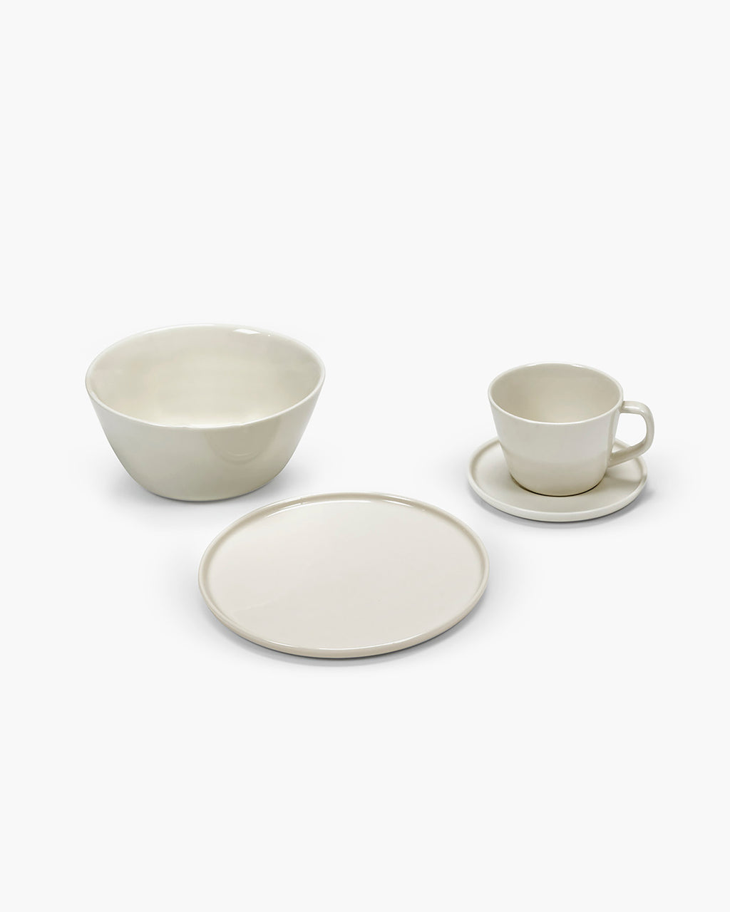 Frühstückset 12teilig - Cena Geschirr von Vincent Van Duysen - elfenbein