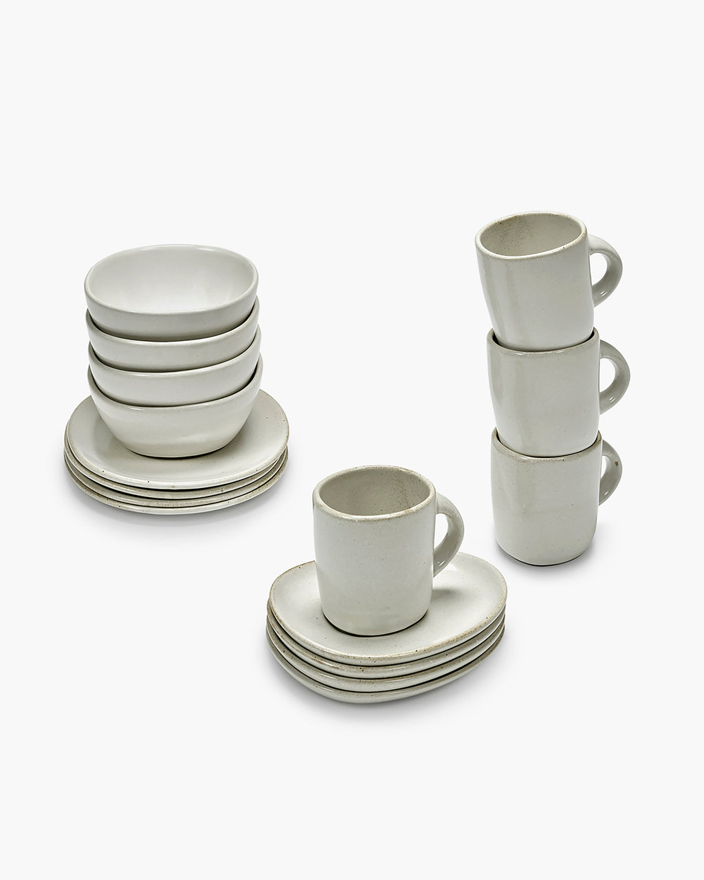 Juego de desayuno 16 piezas blanco Out of Lines