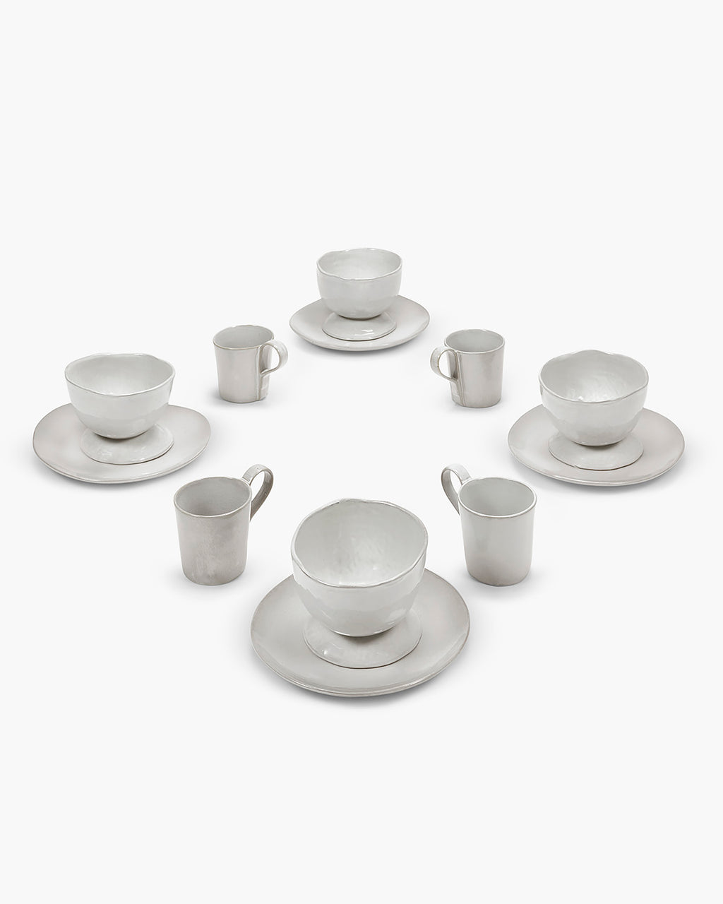 Set colazione 12 pezzi avorio La Mère