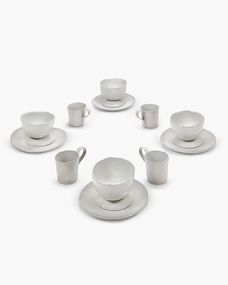 Set colazione 12 pezzi avorio La Mère