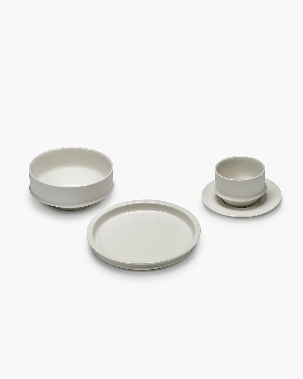 Breakfast Set 16 pieces alabaster dune