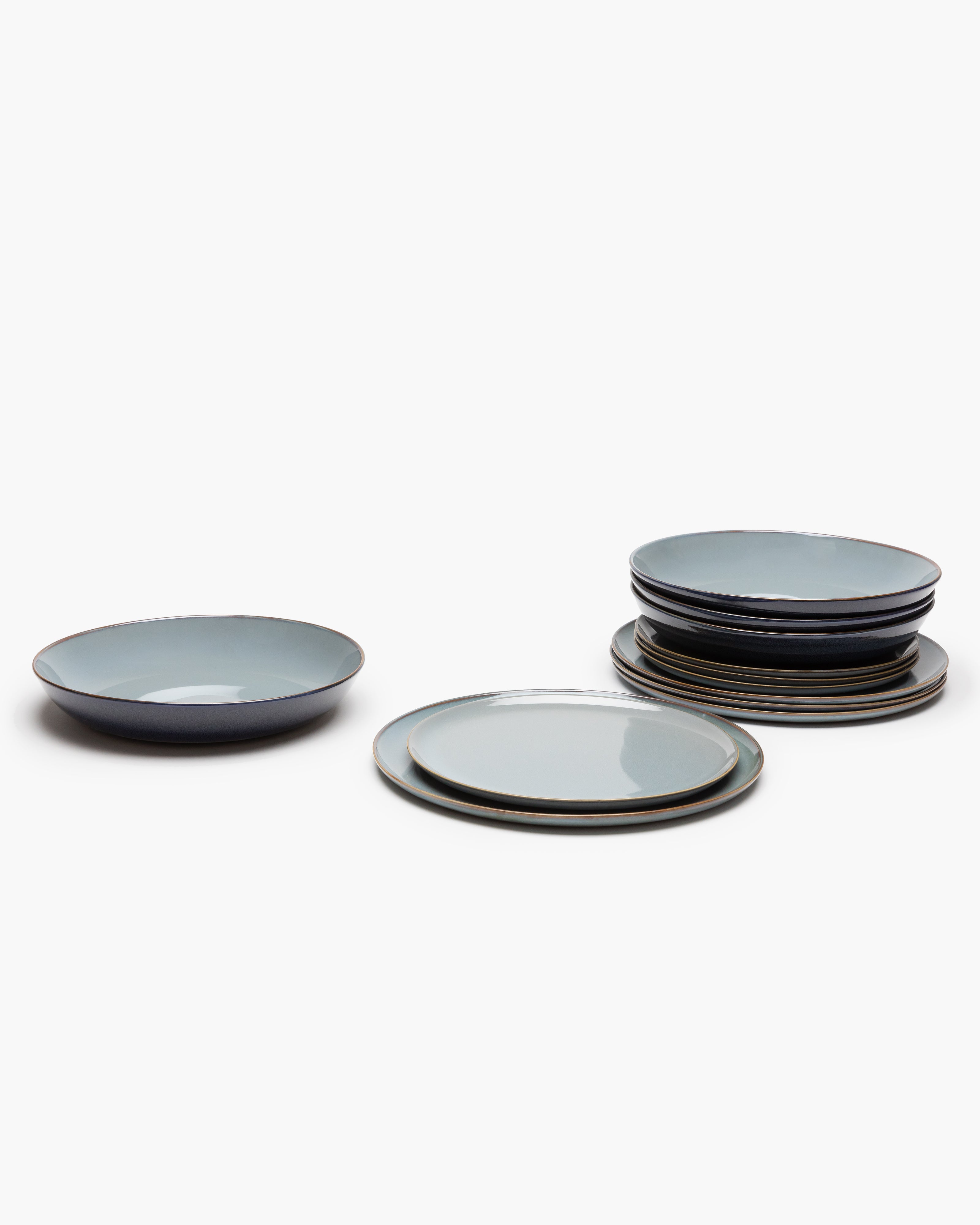 Long top dinner plates