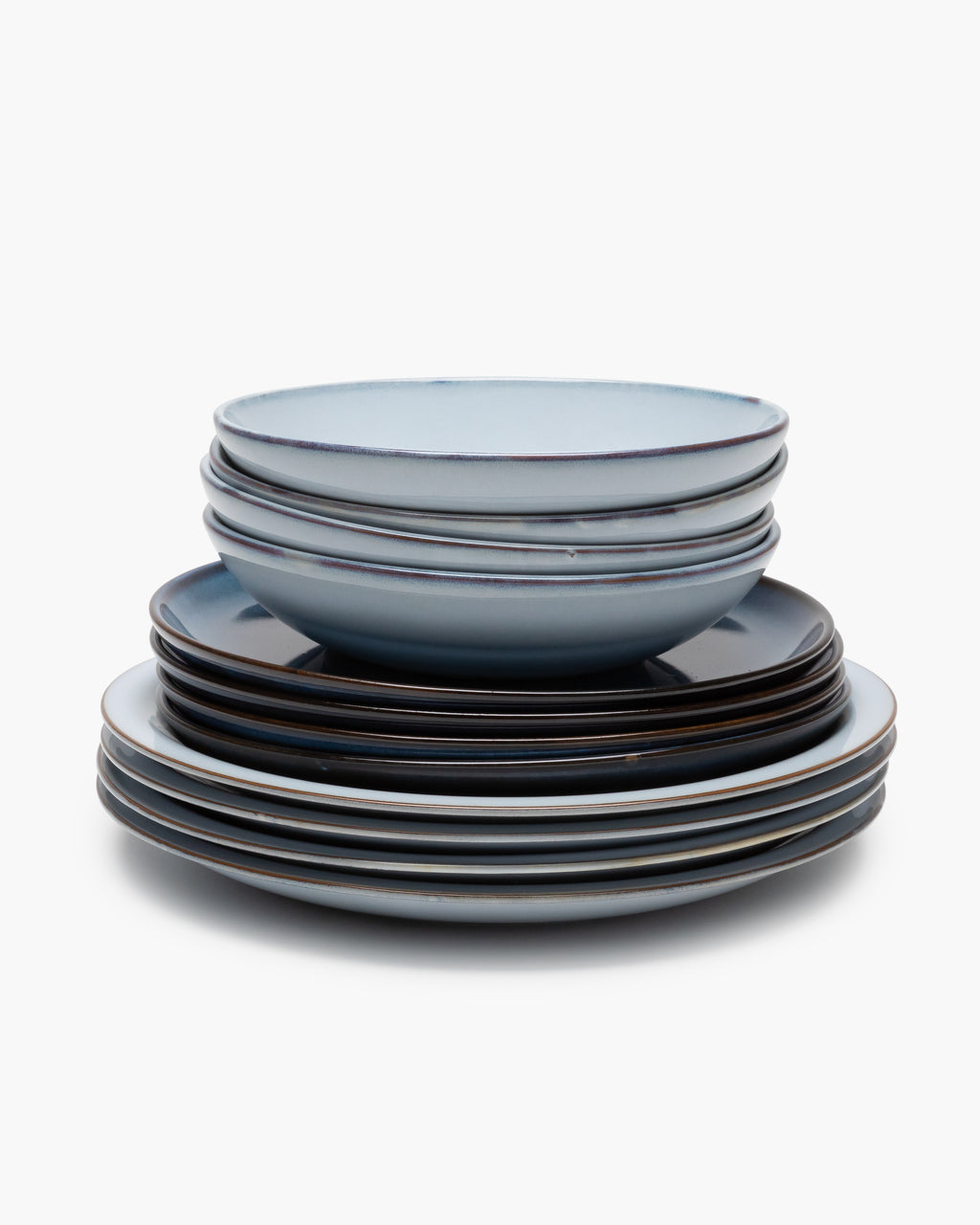 Dinner-Set 12teilig - Pure Geschirr von Pascale Naessens - blau