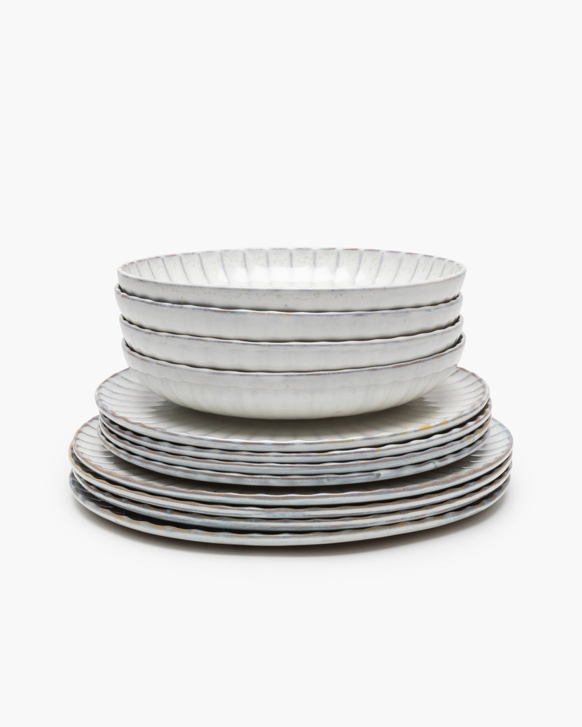 Dinner Set 12 pieces - Inku Tableware by Sergio Herman - white – SERAX