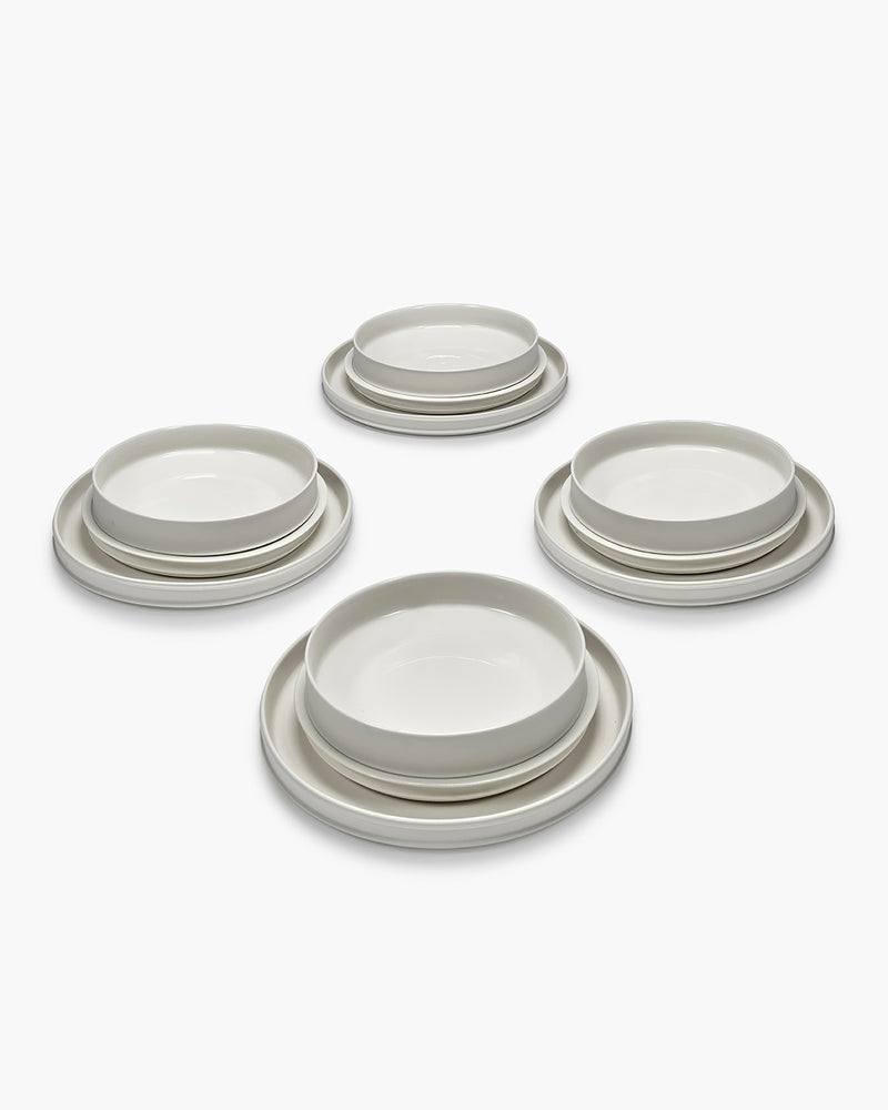 Juego de cena 12 piezas duna de alabastro