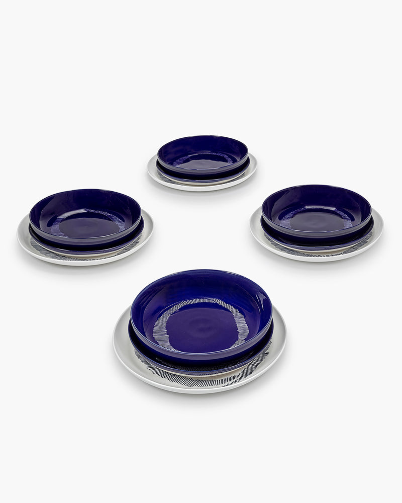 Dinner-Set 12teilig - Feast Geschirr von Ottolenghi - blau