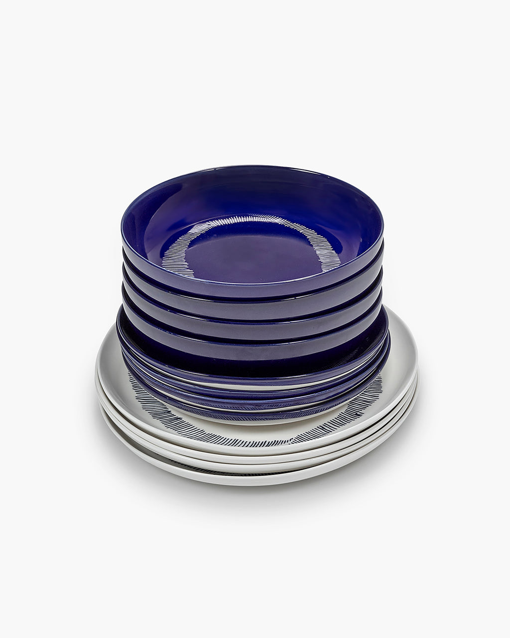 Set da cena 12 pezzi blu Feast