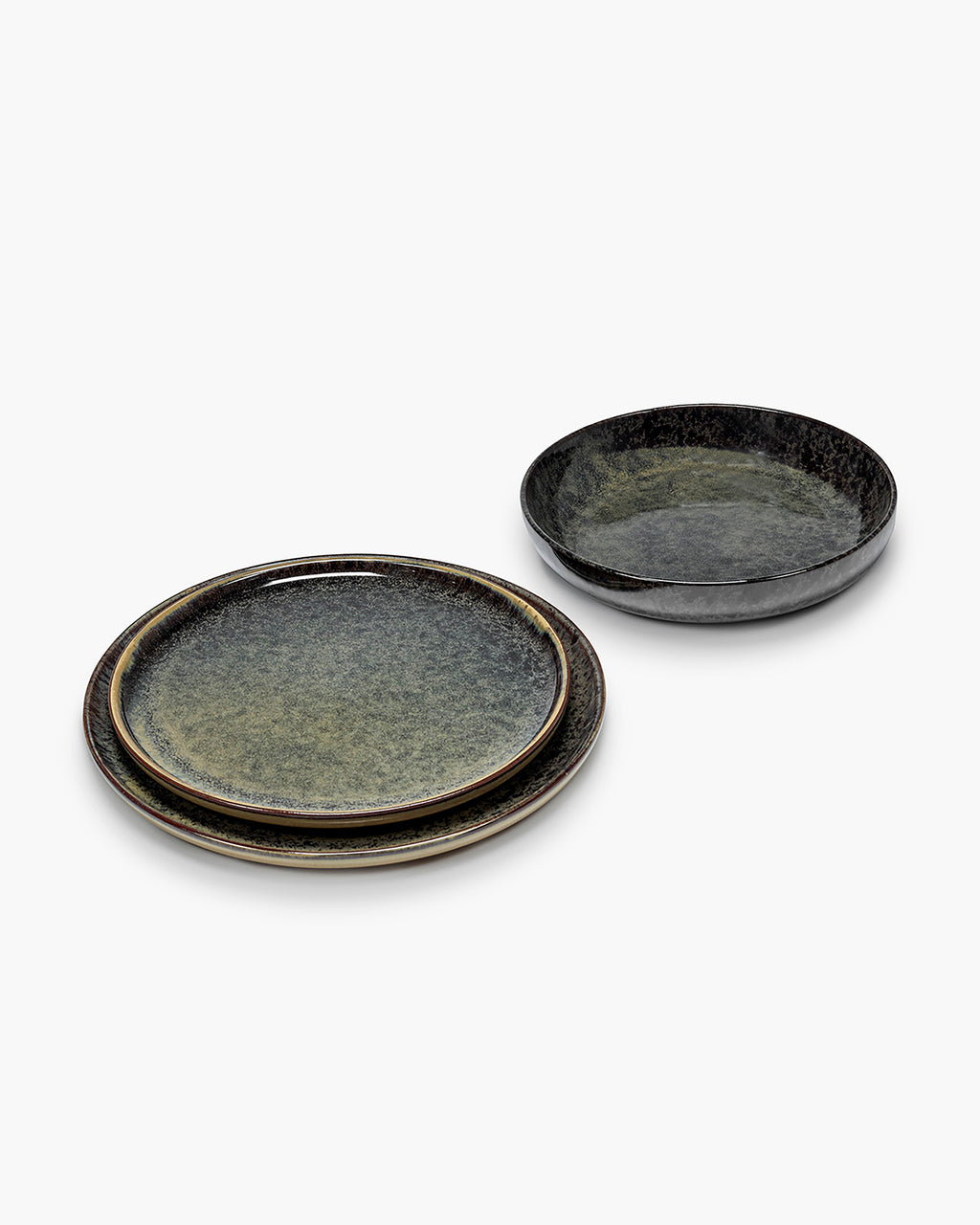 Juego de cena 12 piezas indi gray Surface