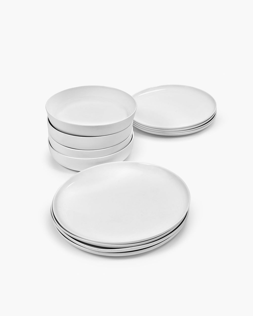 Set de dîner 12 pièces - Vaiselle Base de Piet Boon - blanc