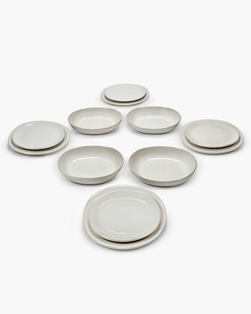 Dinner Set 12 pieces white Out of Lines