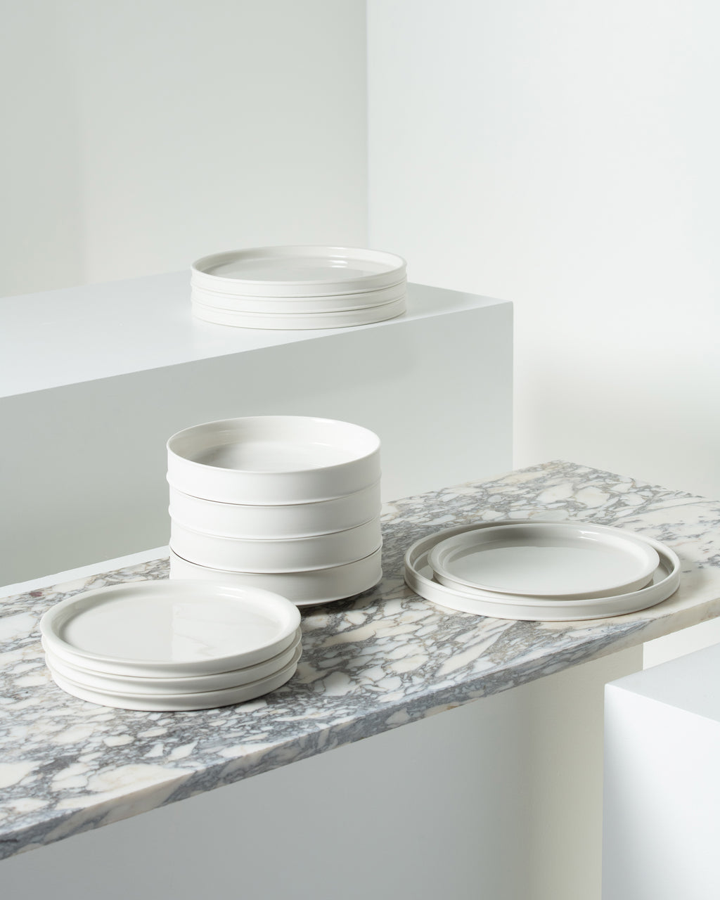 Dinner Set 12 pieces alabaster dune