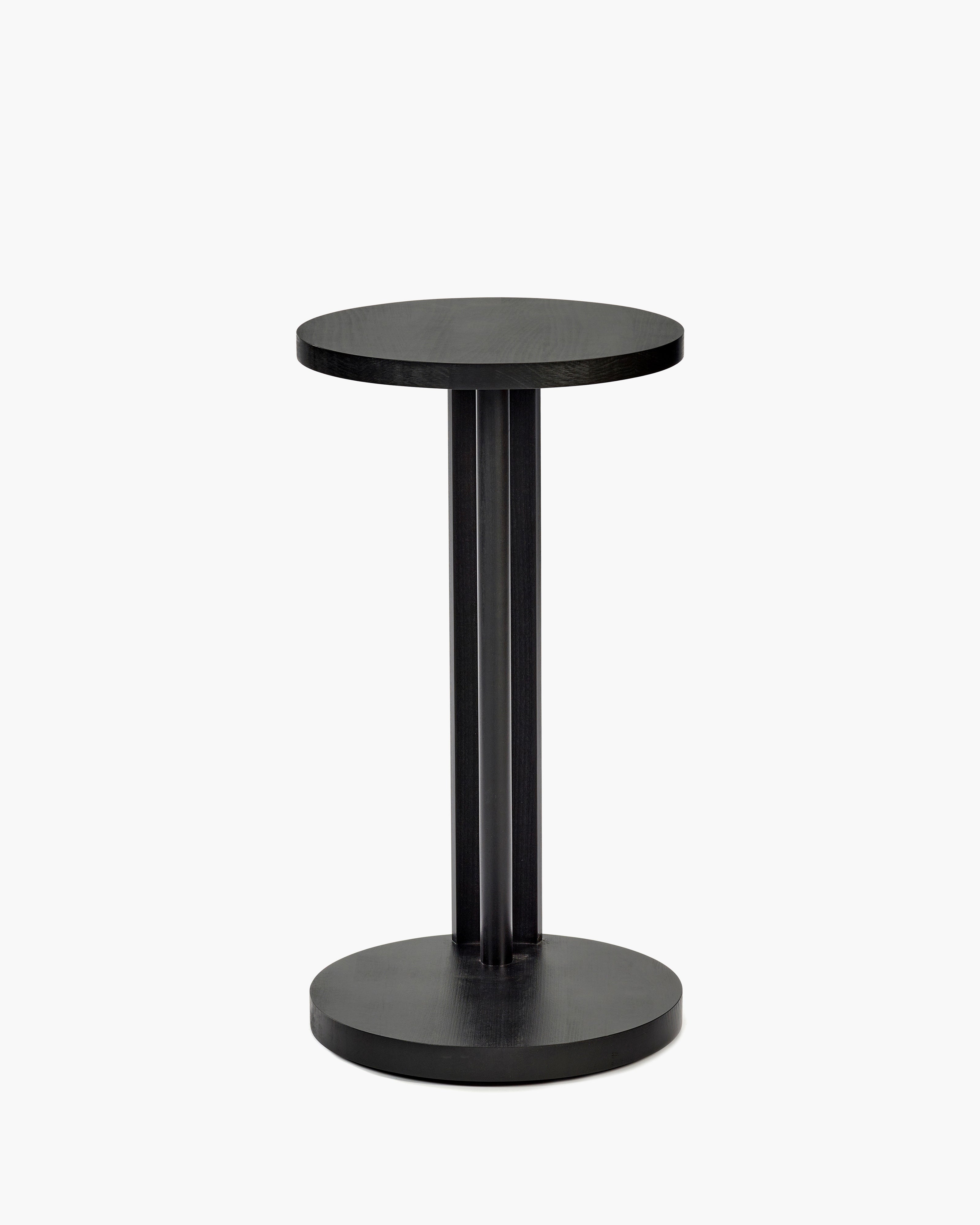 Side table L beech black Aura – SERAX