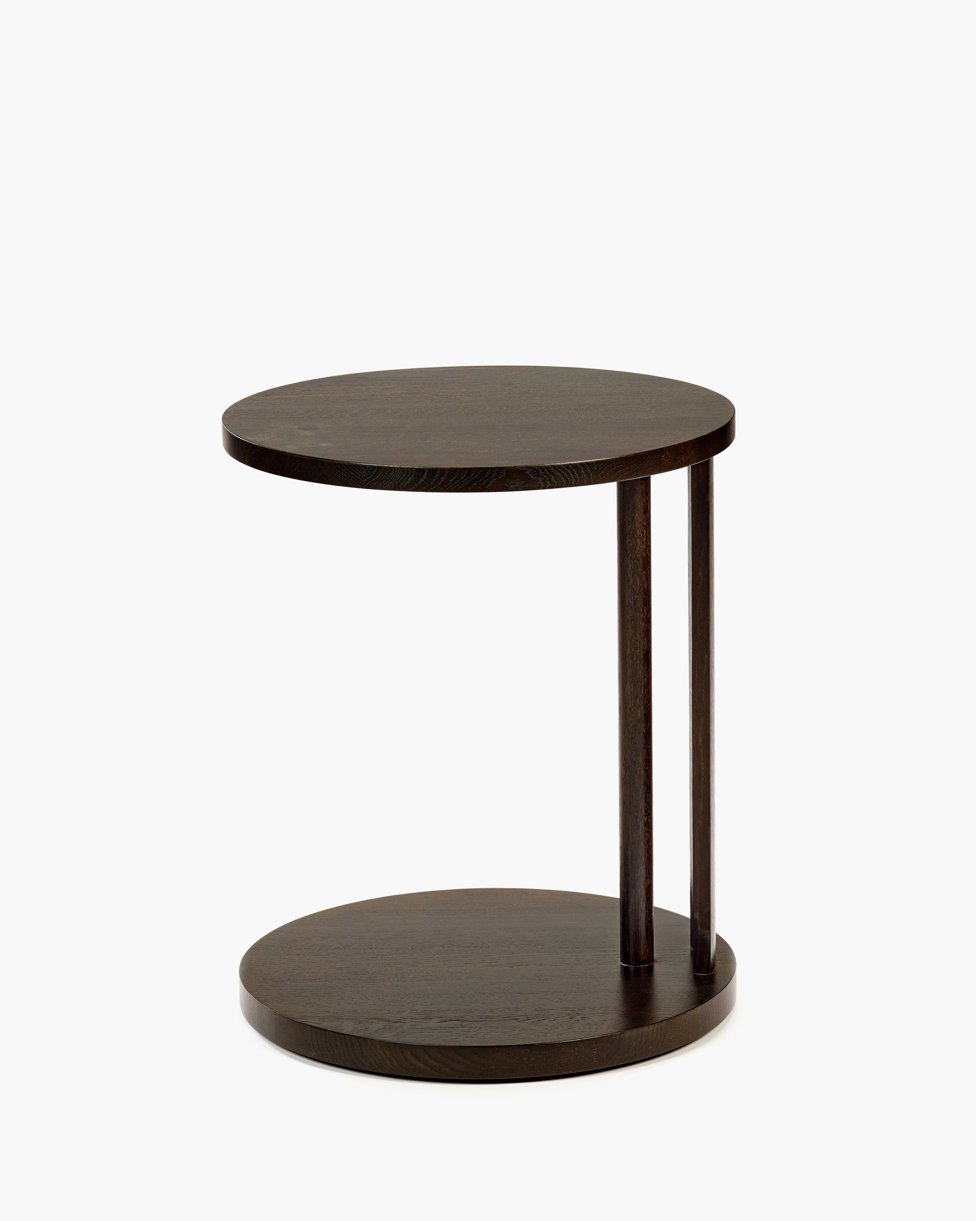 Side table S oak stained brown Aura – SERAX