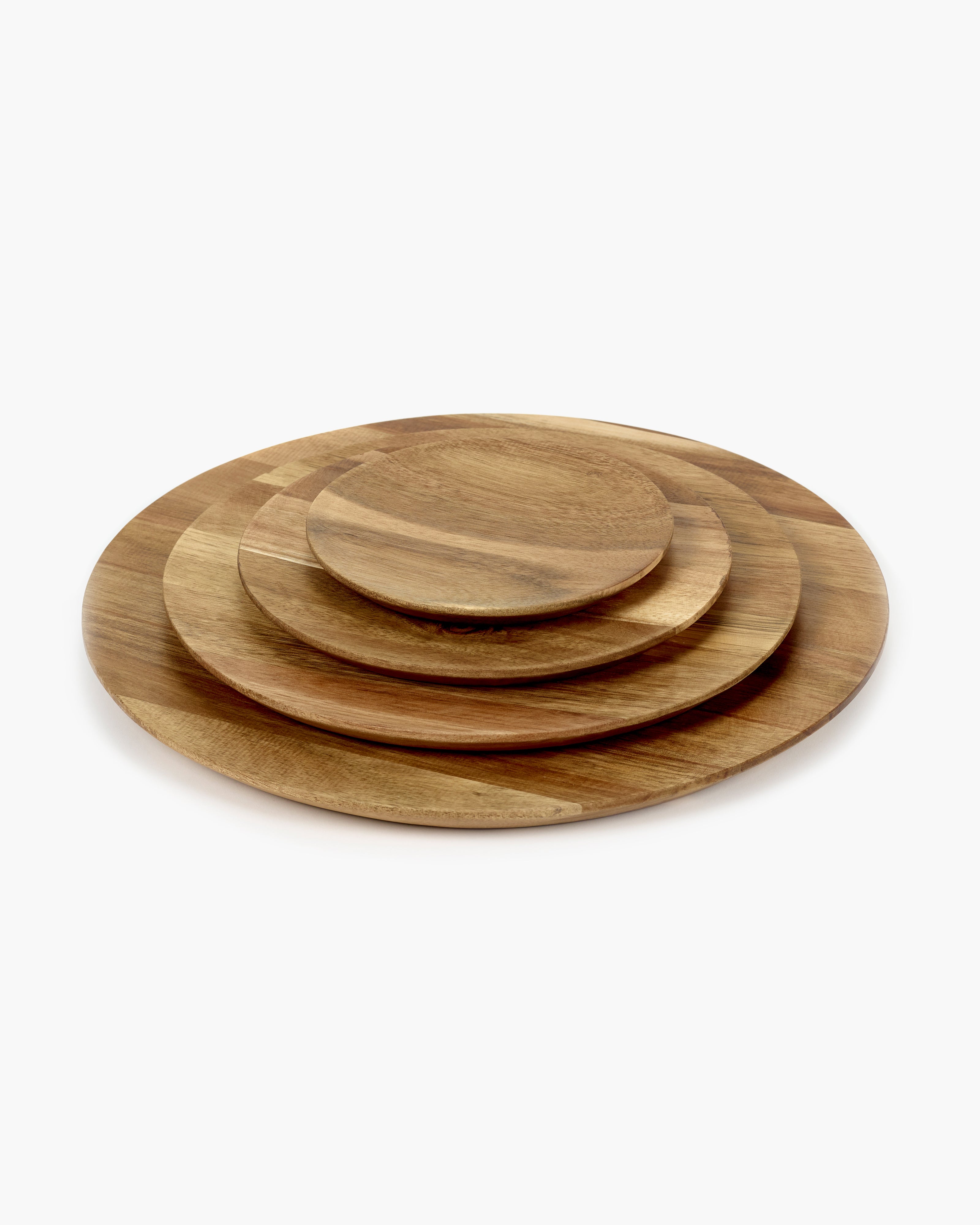 Wooden plate L Dunes – SERAX