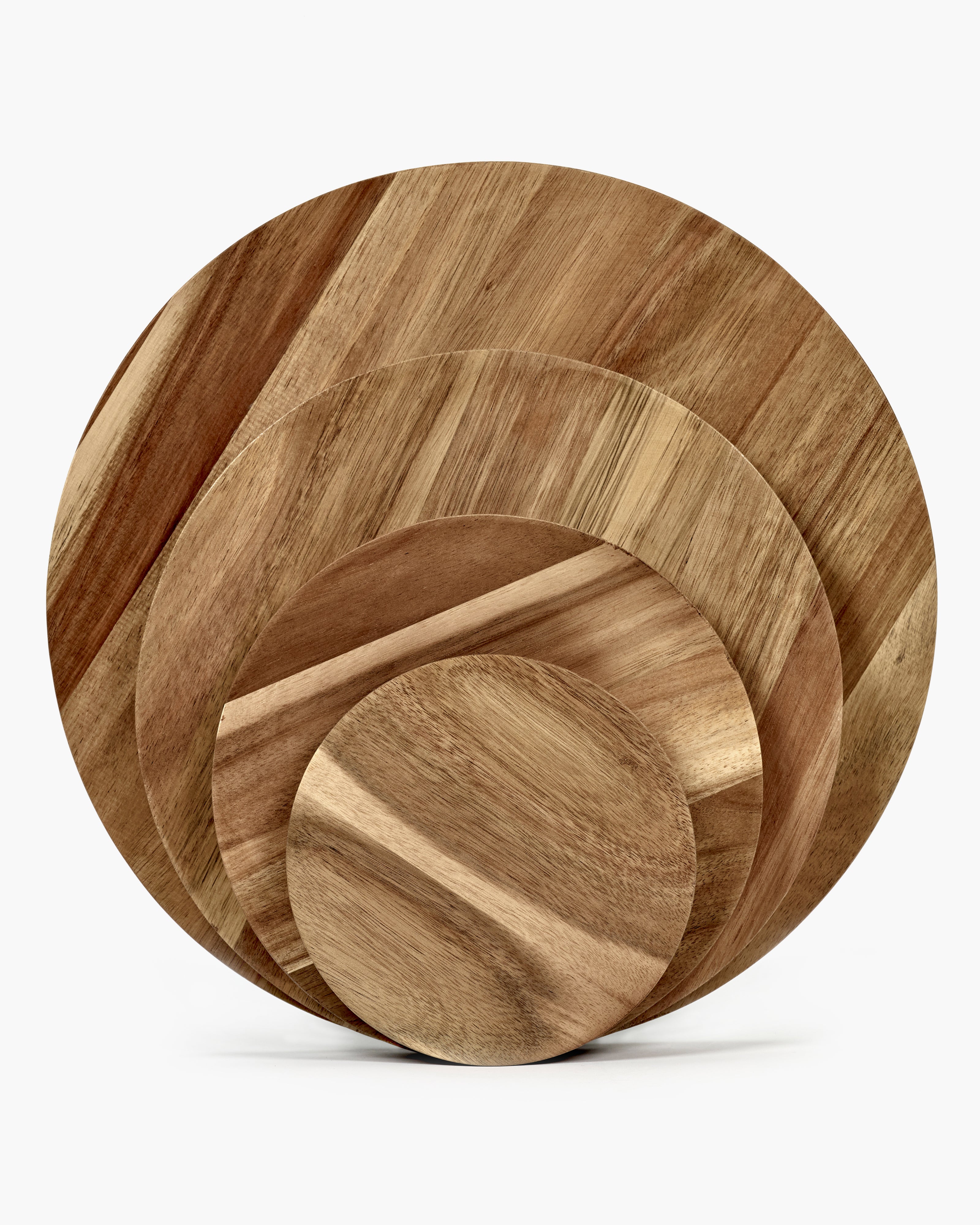 Wooden plate L Dunes – SERAX
