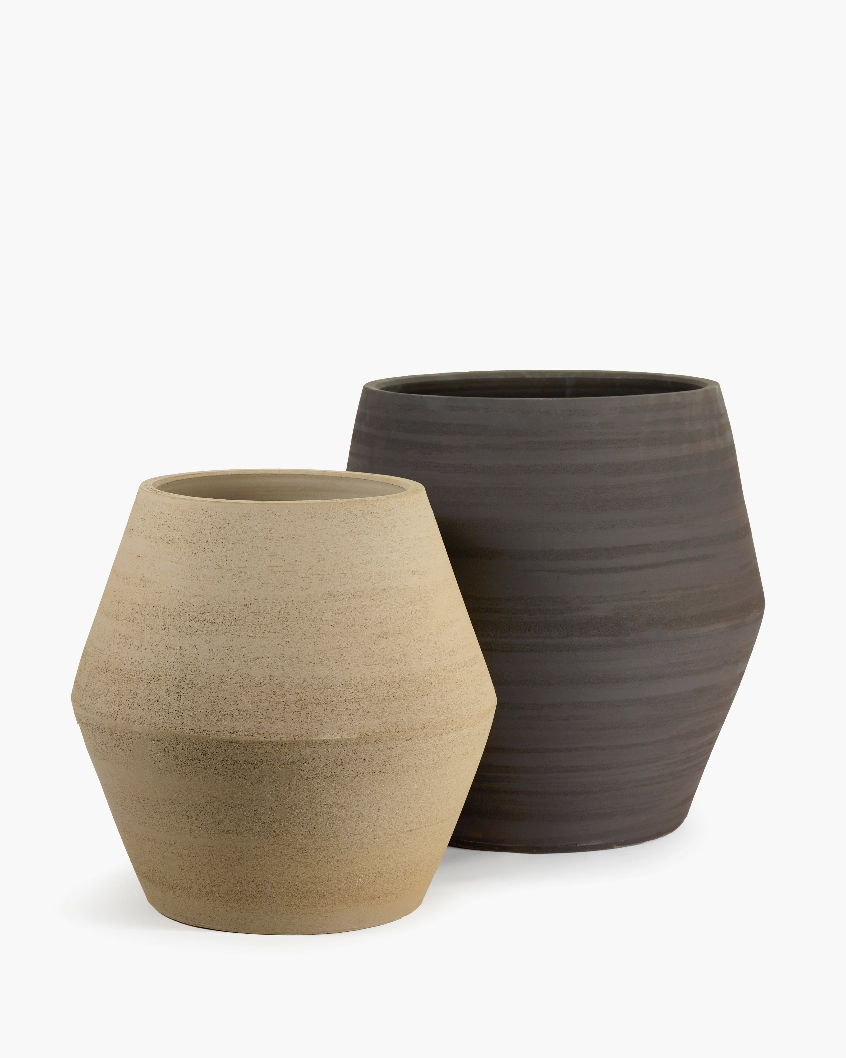 Plant pot L black Construct – SERAX