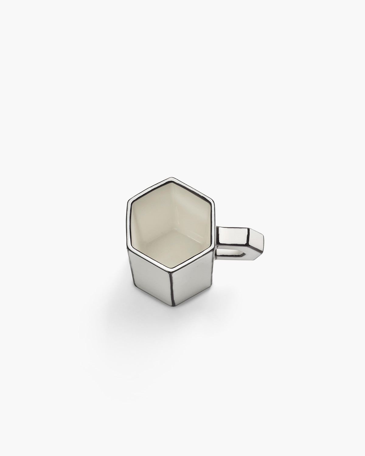 Double espresso cup white - black Carte Blanche – SERAX