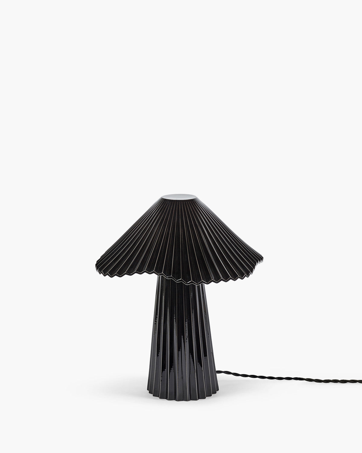 Lámpara de Mesa S Negro-Blanco Uala Serax — vista frontal