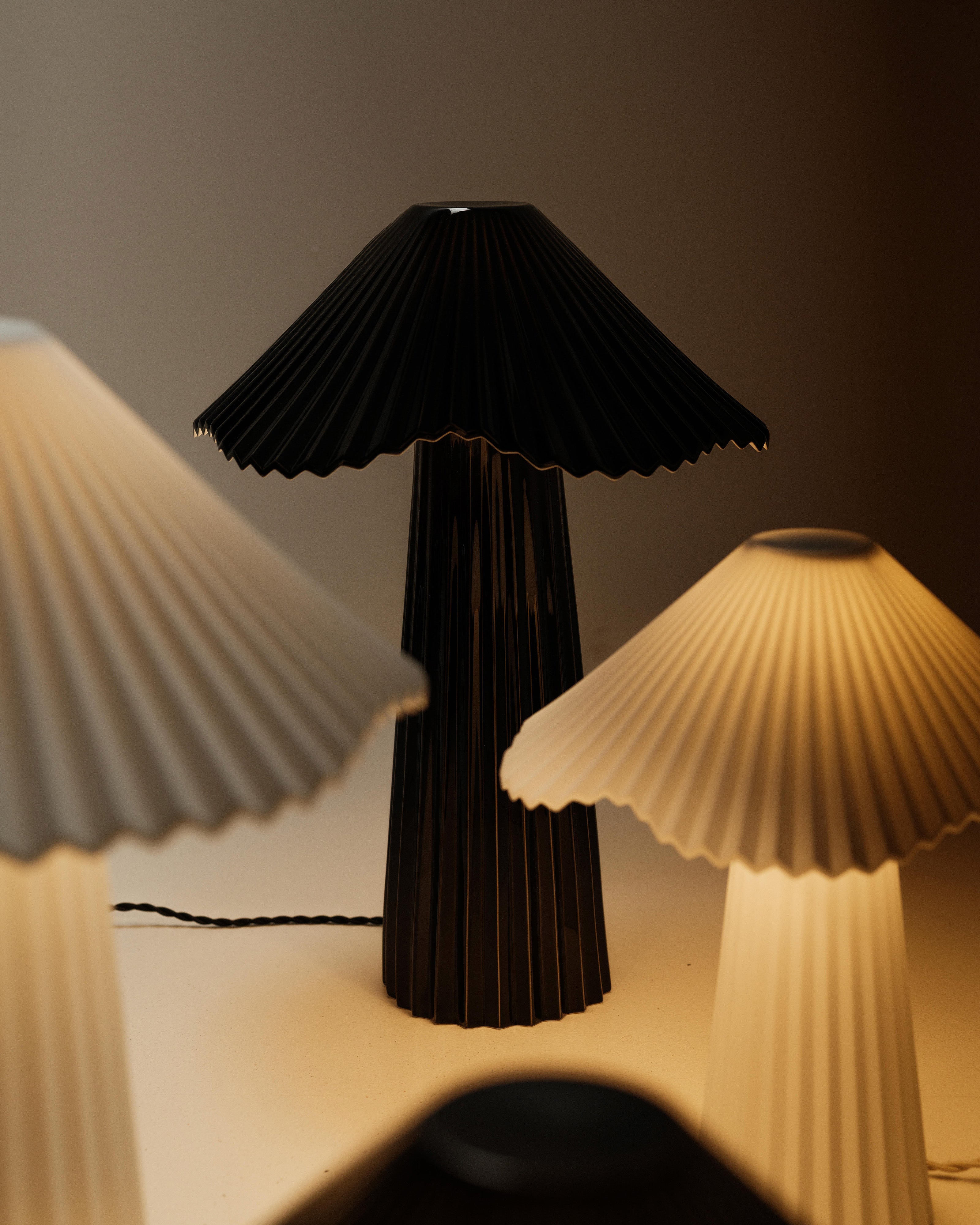 Table lamp L black - white Uala – SERAX