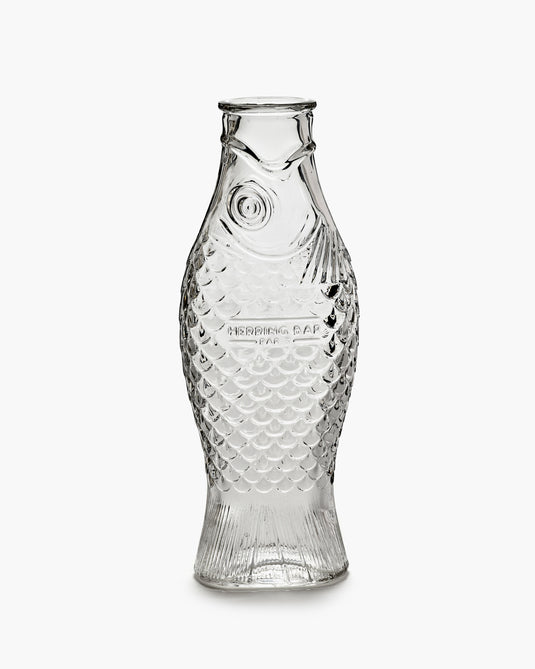 Carafe poisson transparente