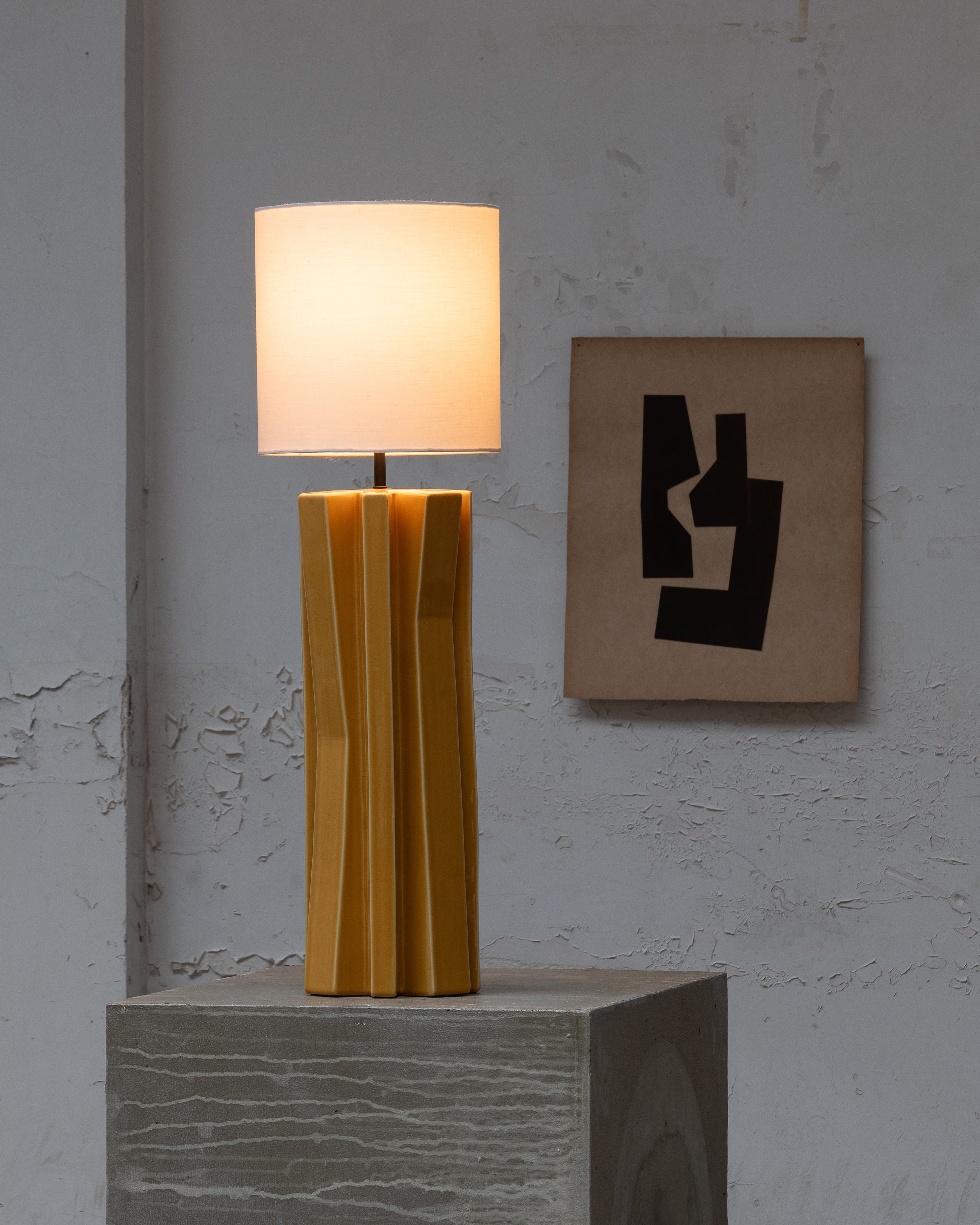 Table lamp °3 yellow - white Yucca – SERAX