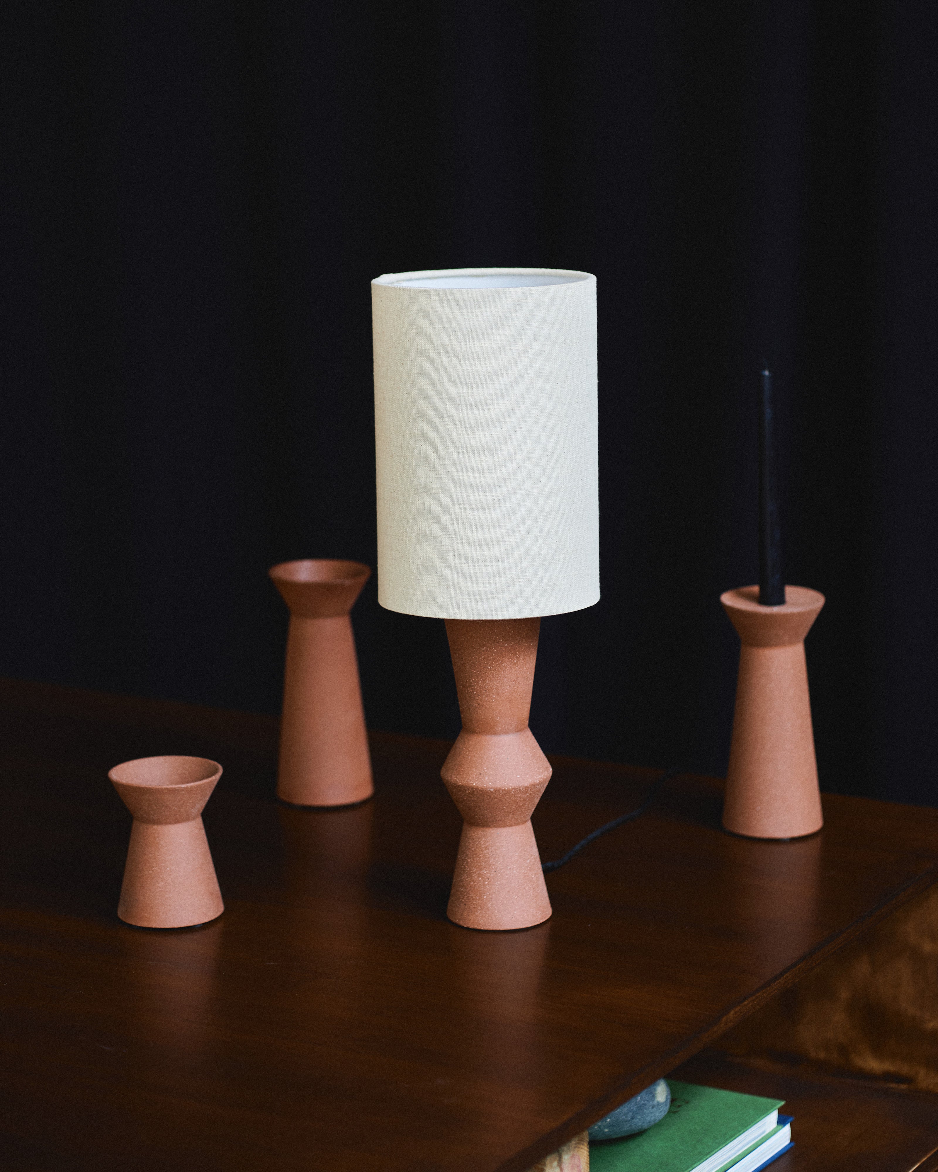 Table lamp red brown beige Marie-Ann – SERAX