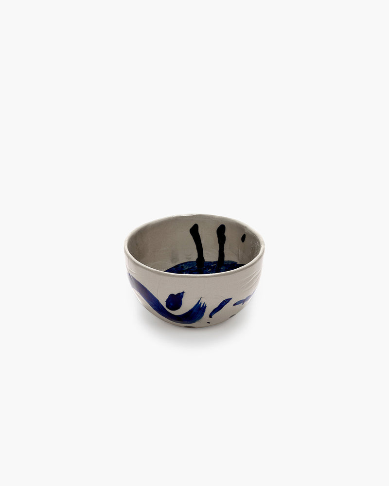 Breakfast bowl beige - blue Sophia
