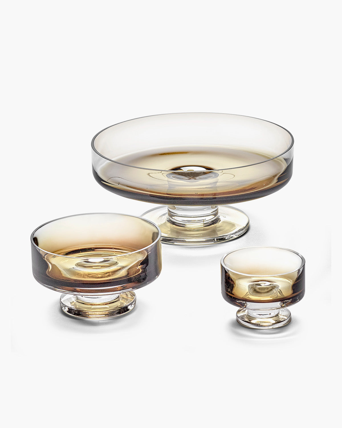 Low Bowl on Foot S Amber Zuma – SERAX