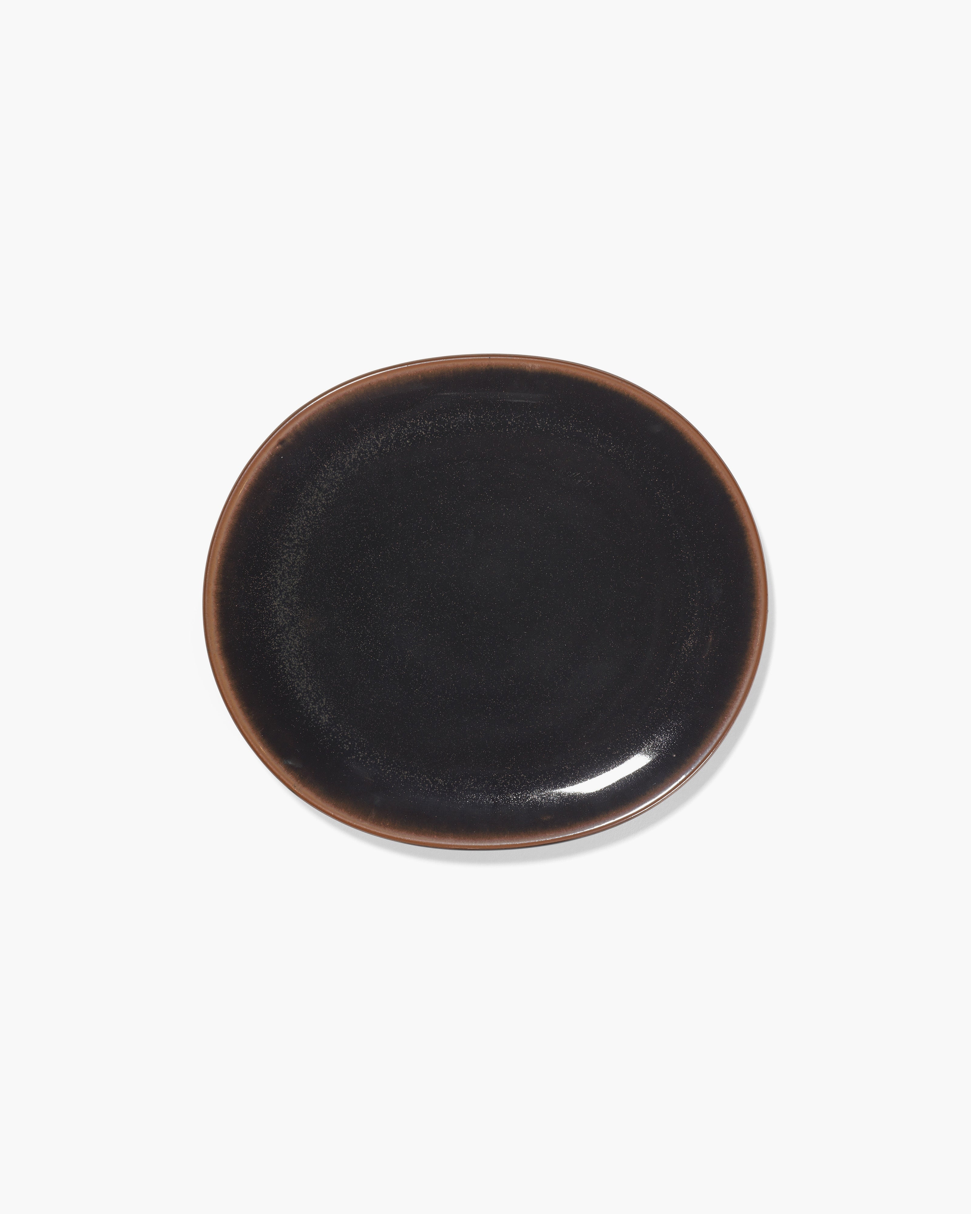 Dinner plate dark brown Out of lines – SERAX