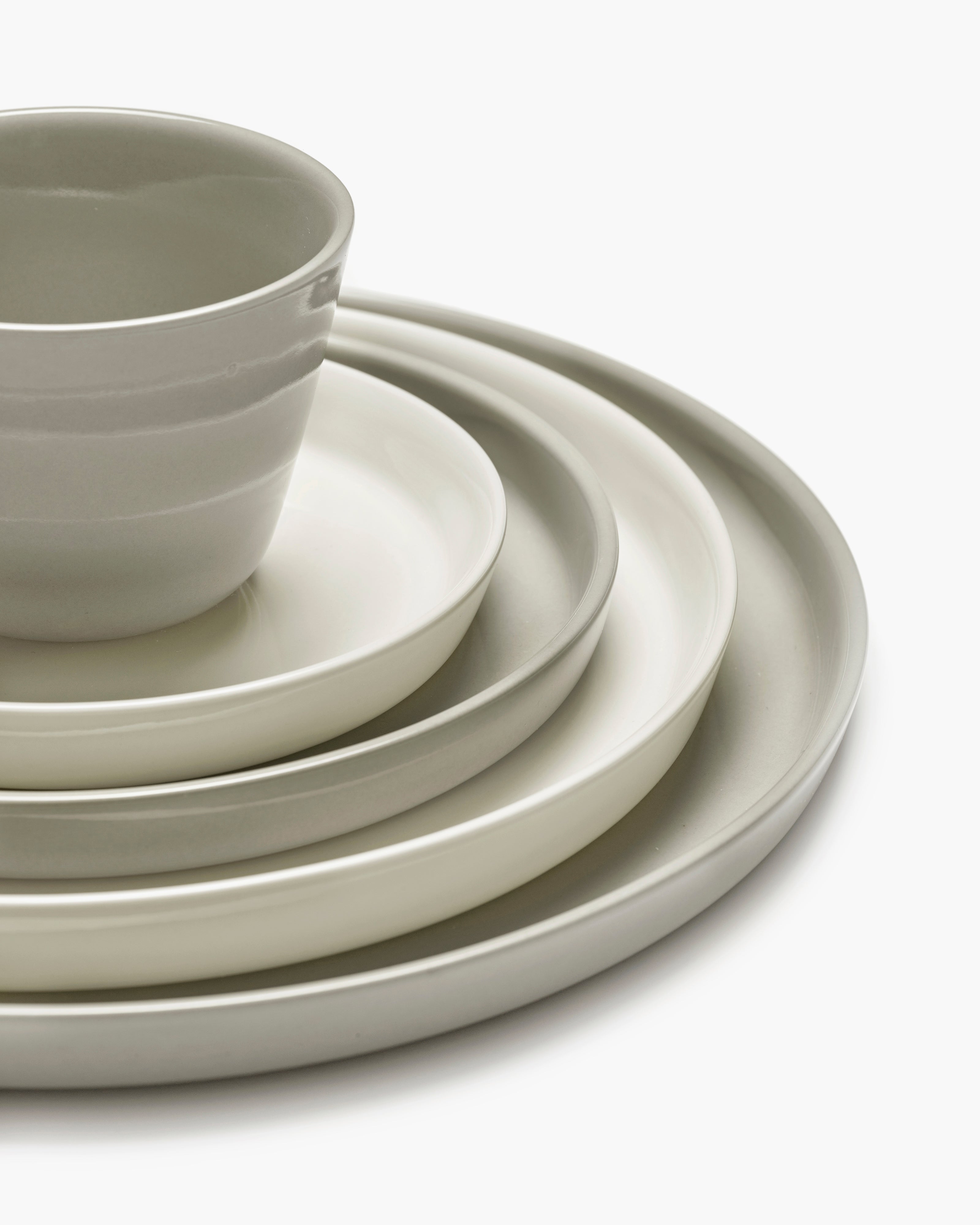 High starter plate ivory Cena – SERAX