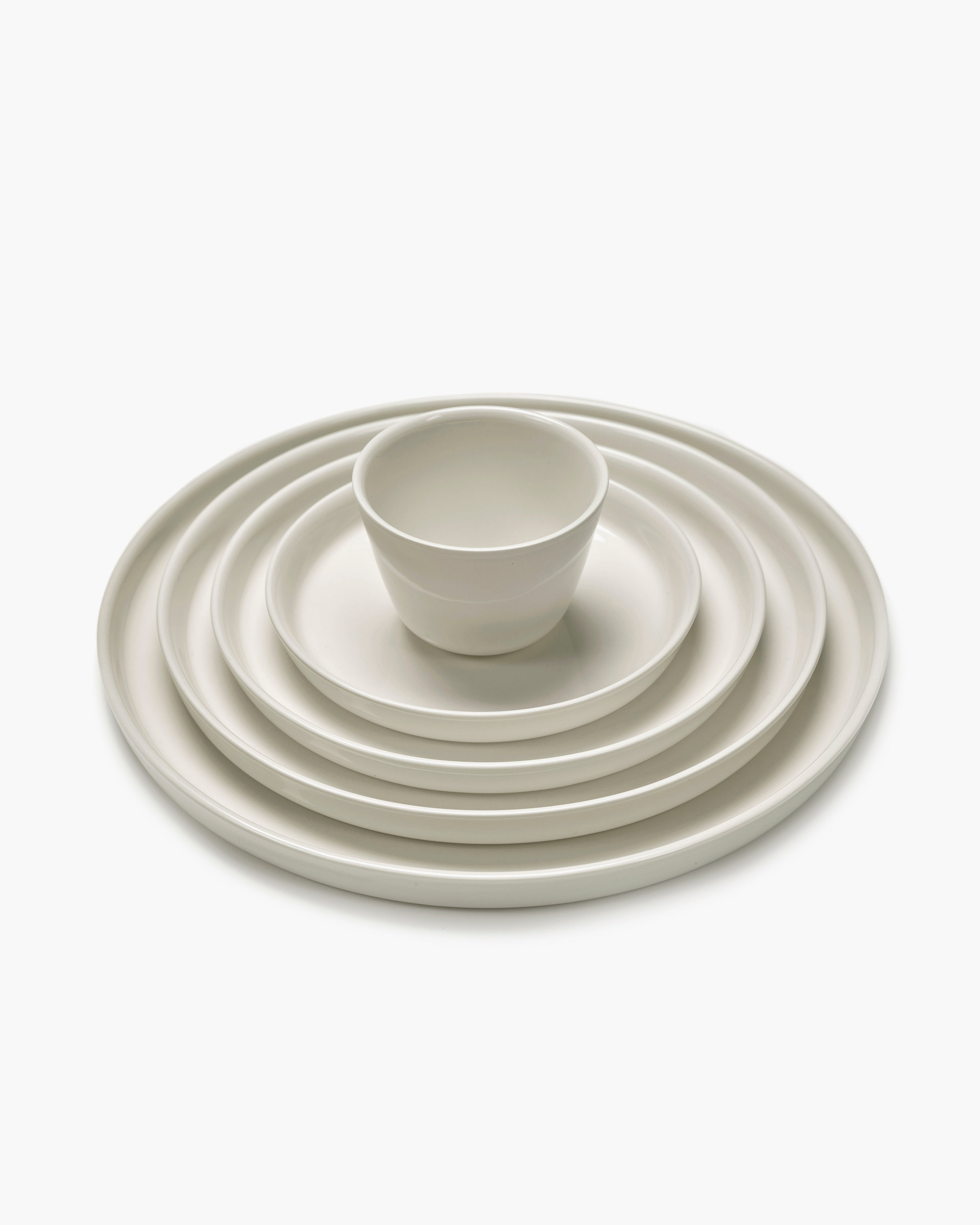 High starter plate ivory Cena – SERAX