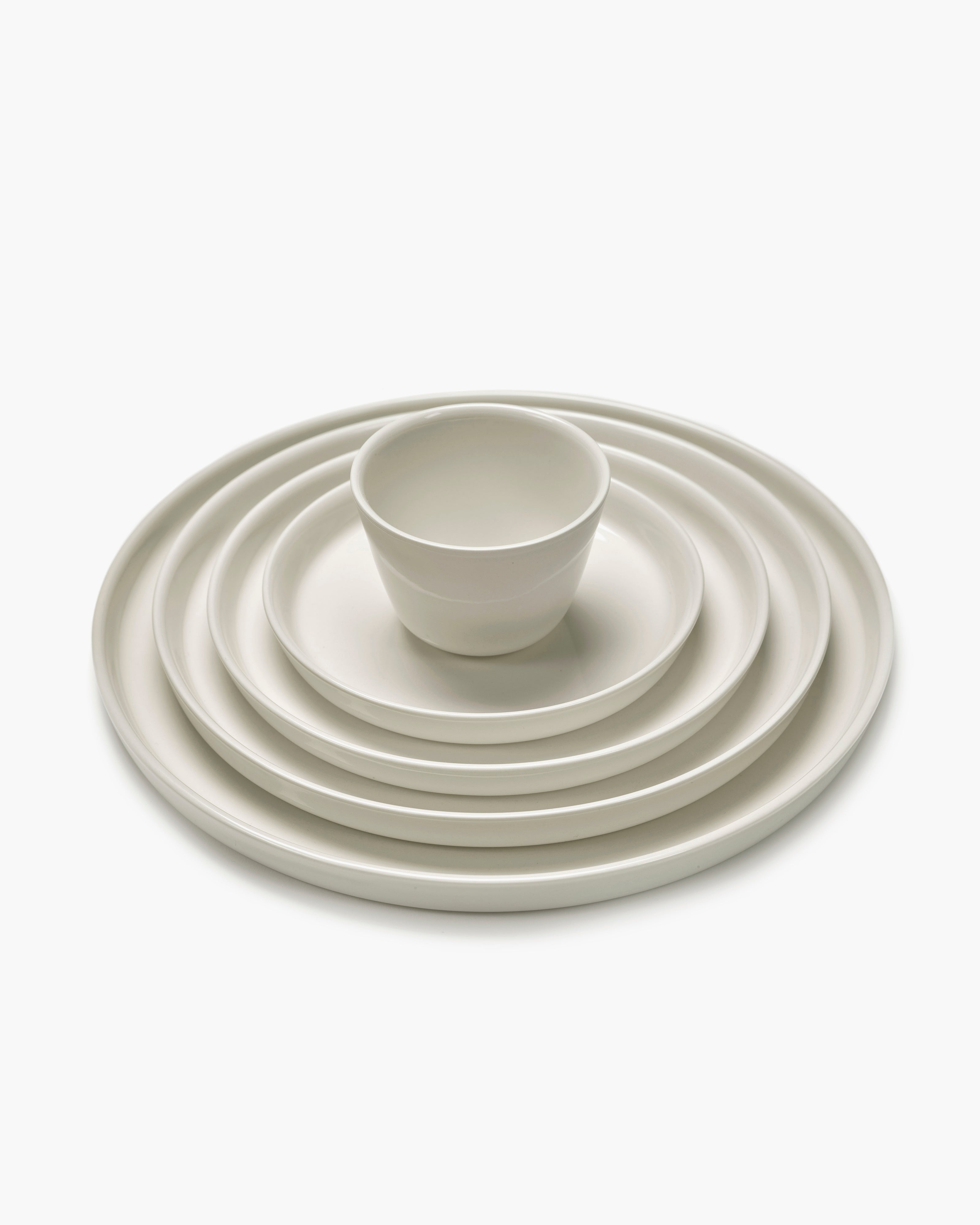 High dinner plate ivory Cena – SERAX