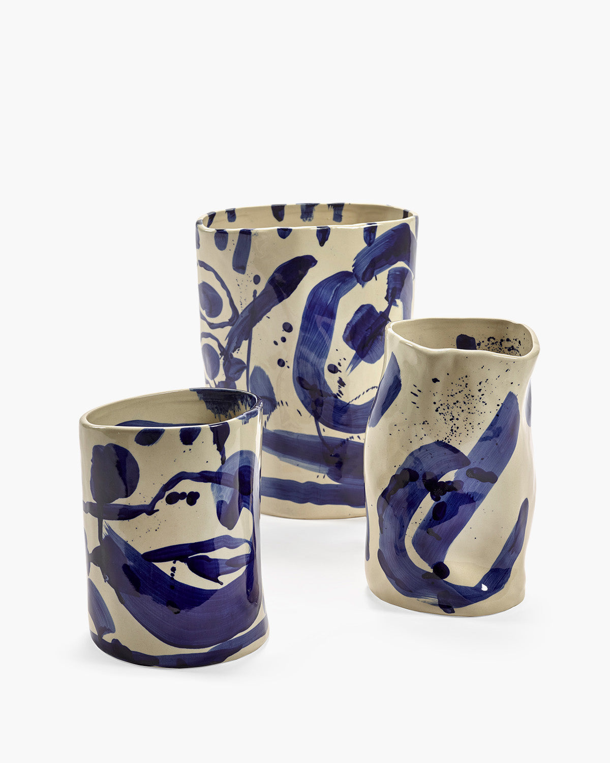 Vase M blue Sophia – SERAX