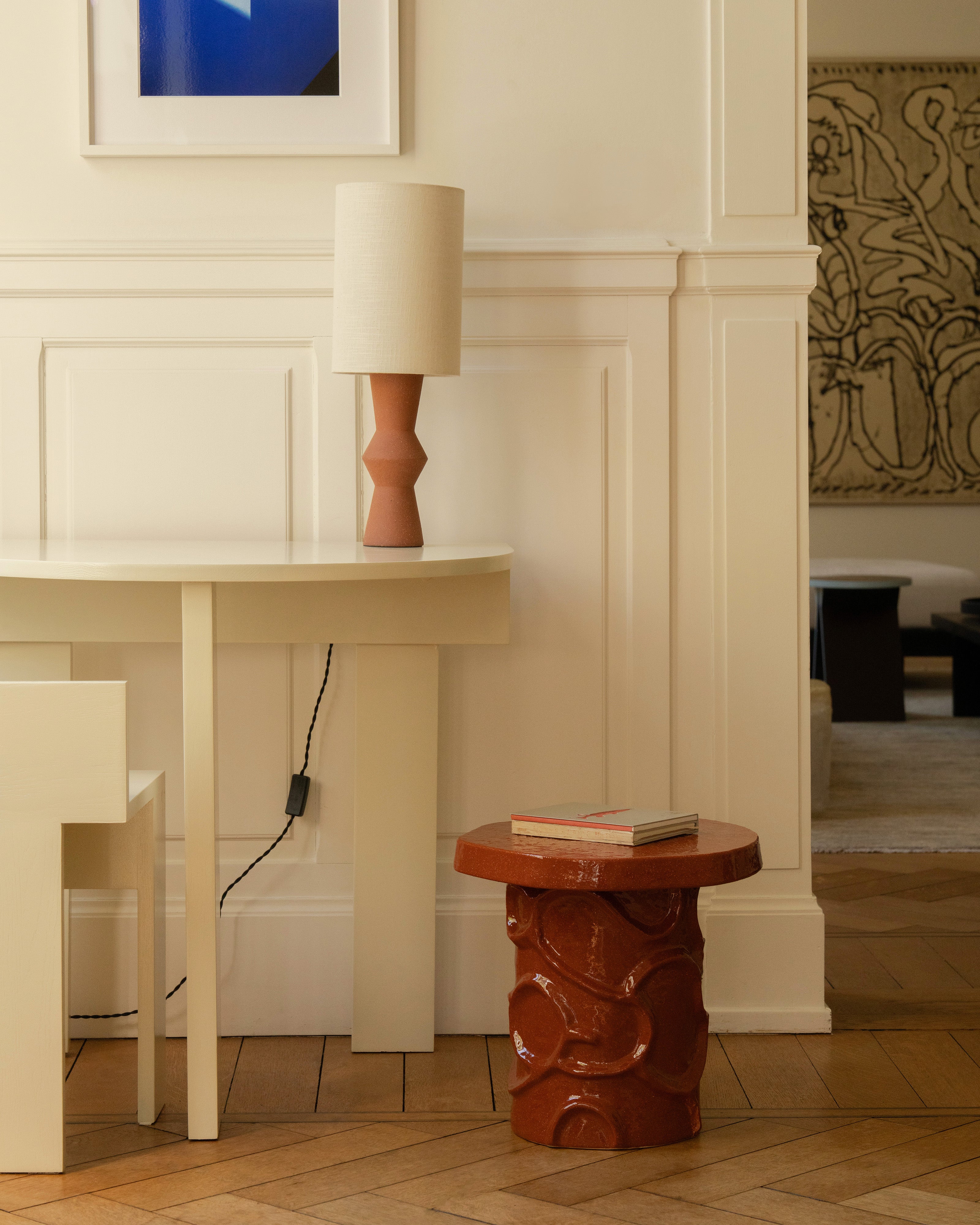 Side table 07 rust Mena – SERAX