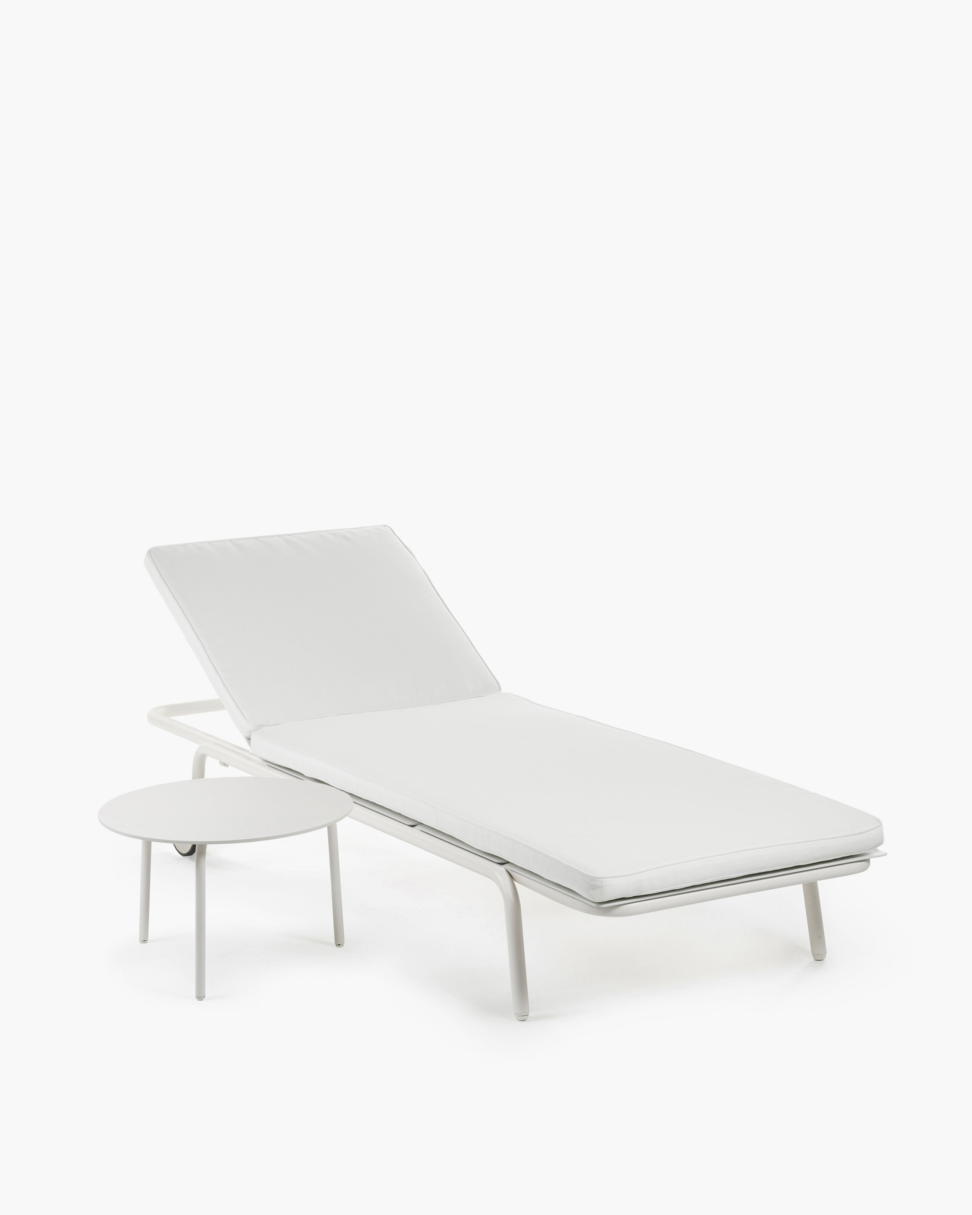 Sun lounger aluminium sand August – SERAX