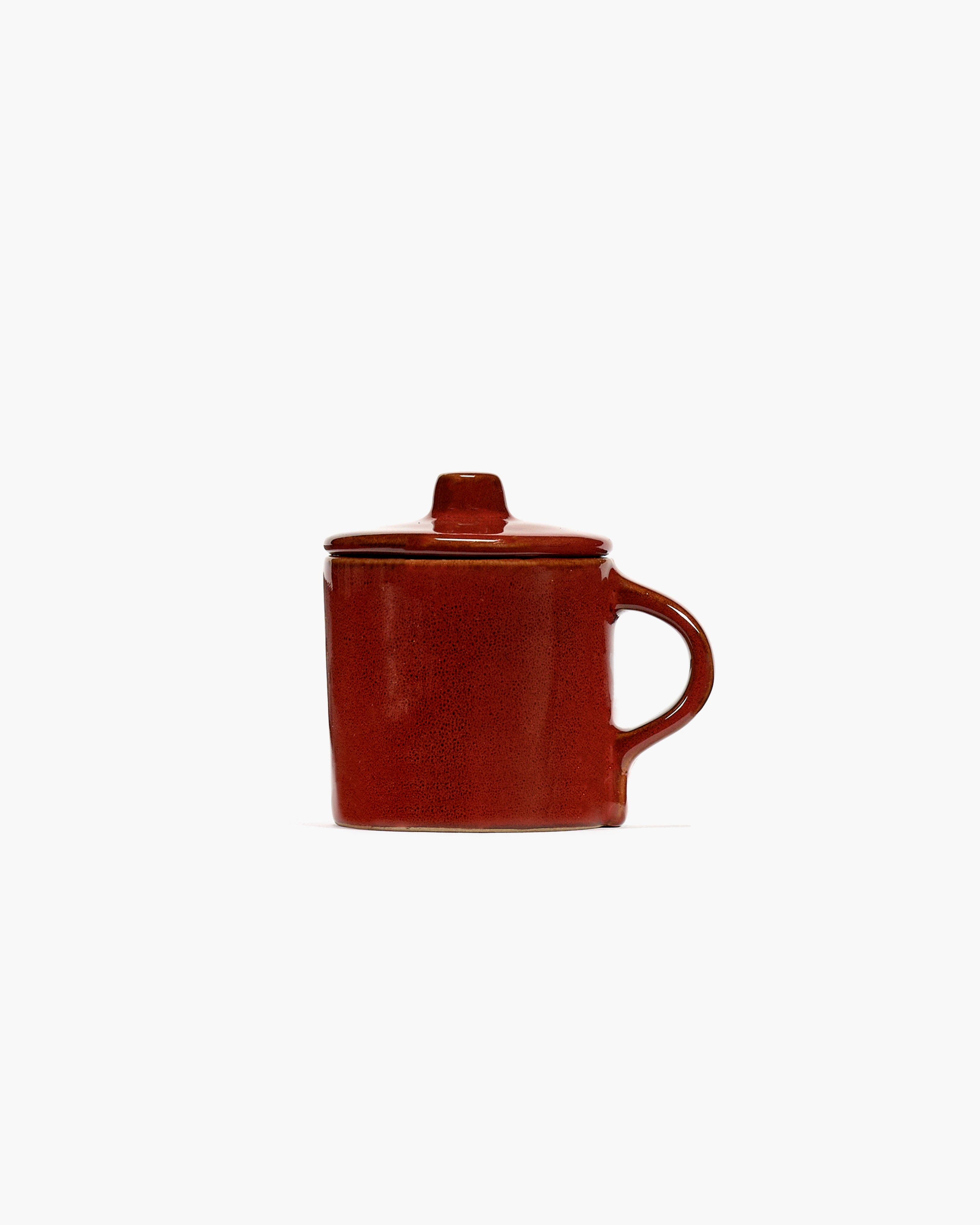 Espresso cup with lid venetian red La Mère – SERAX