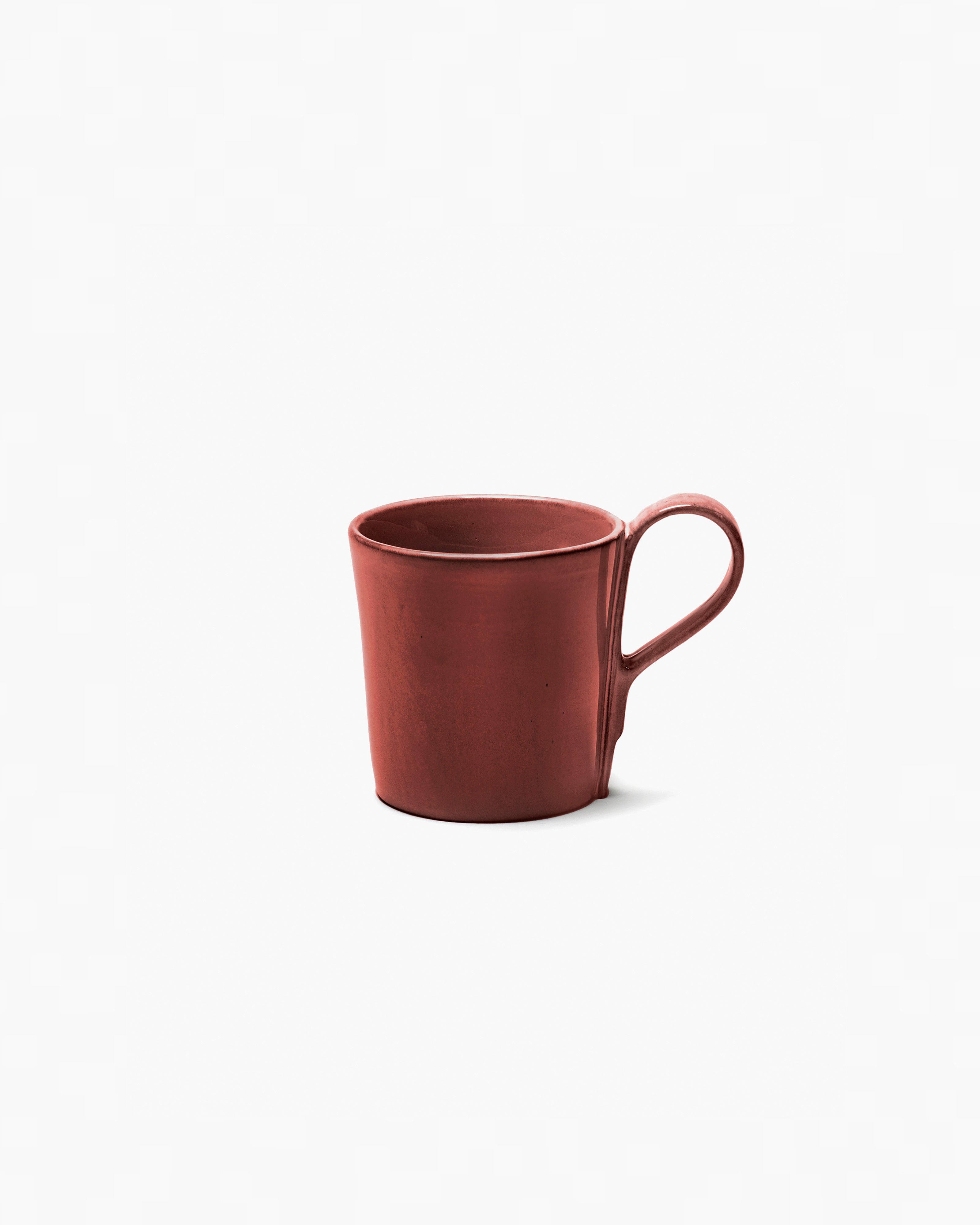 Kaffeetasse mit Henkel rot La Mère – SERAX