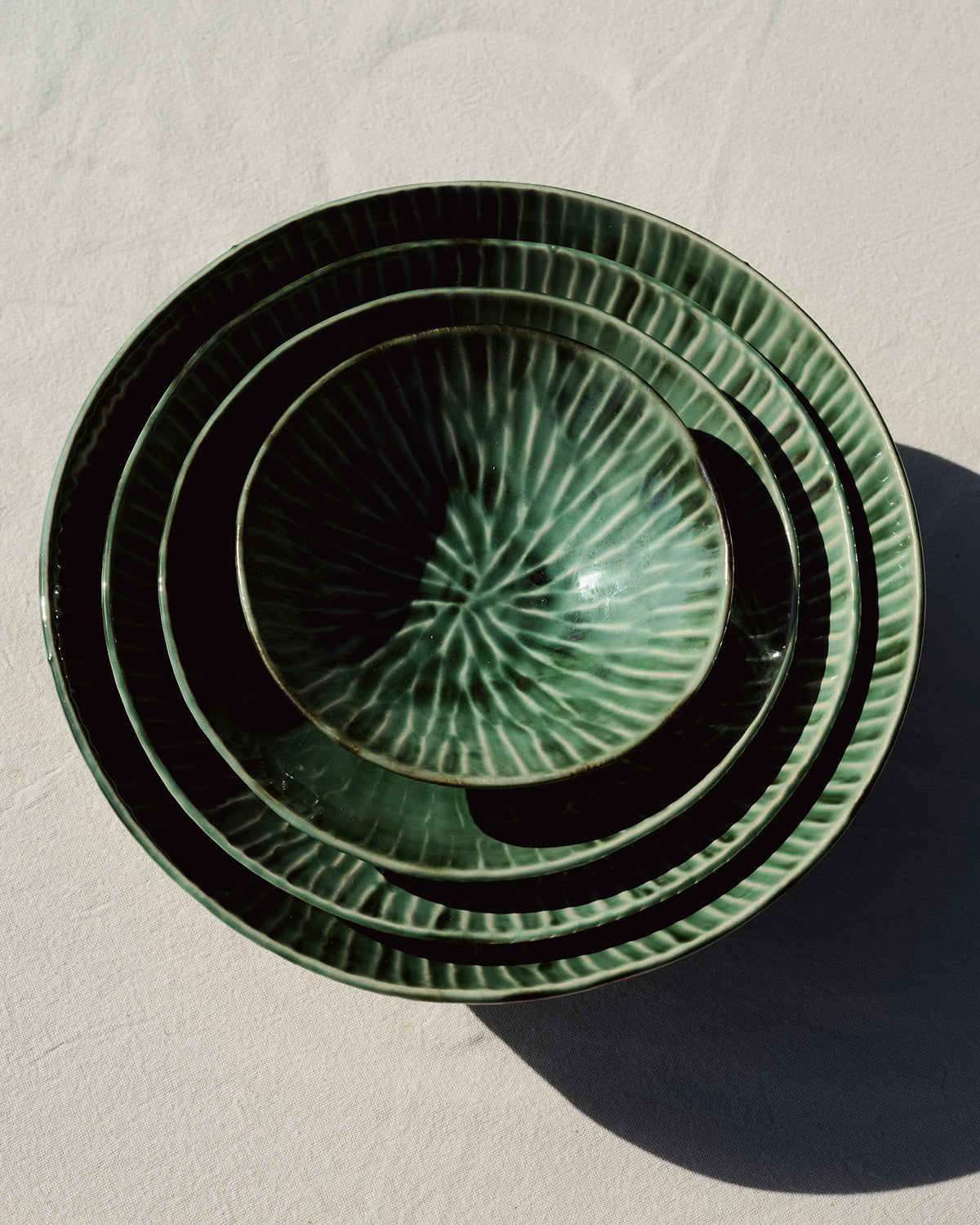 Salad bowl green Verde Lanza – SERAX