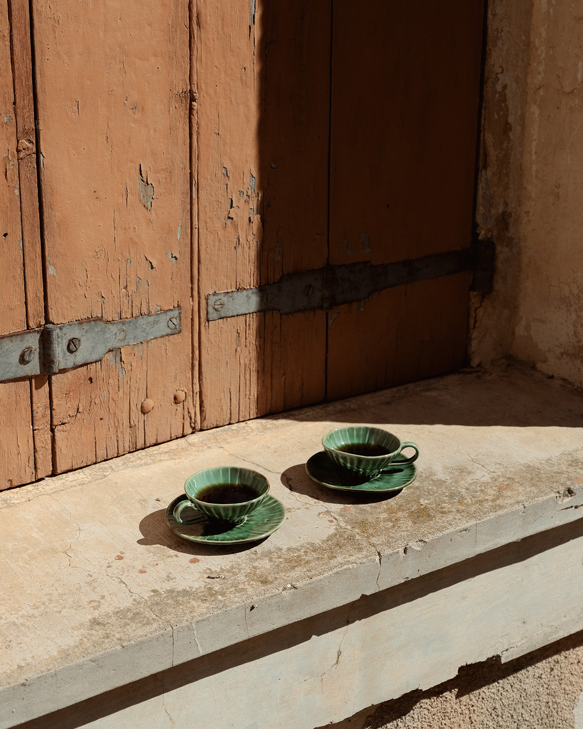 Saucer cappuccino cup green Verde Lanza – SERAX