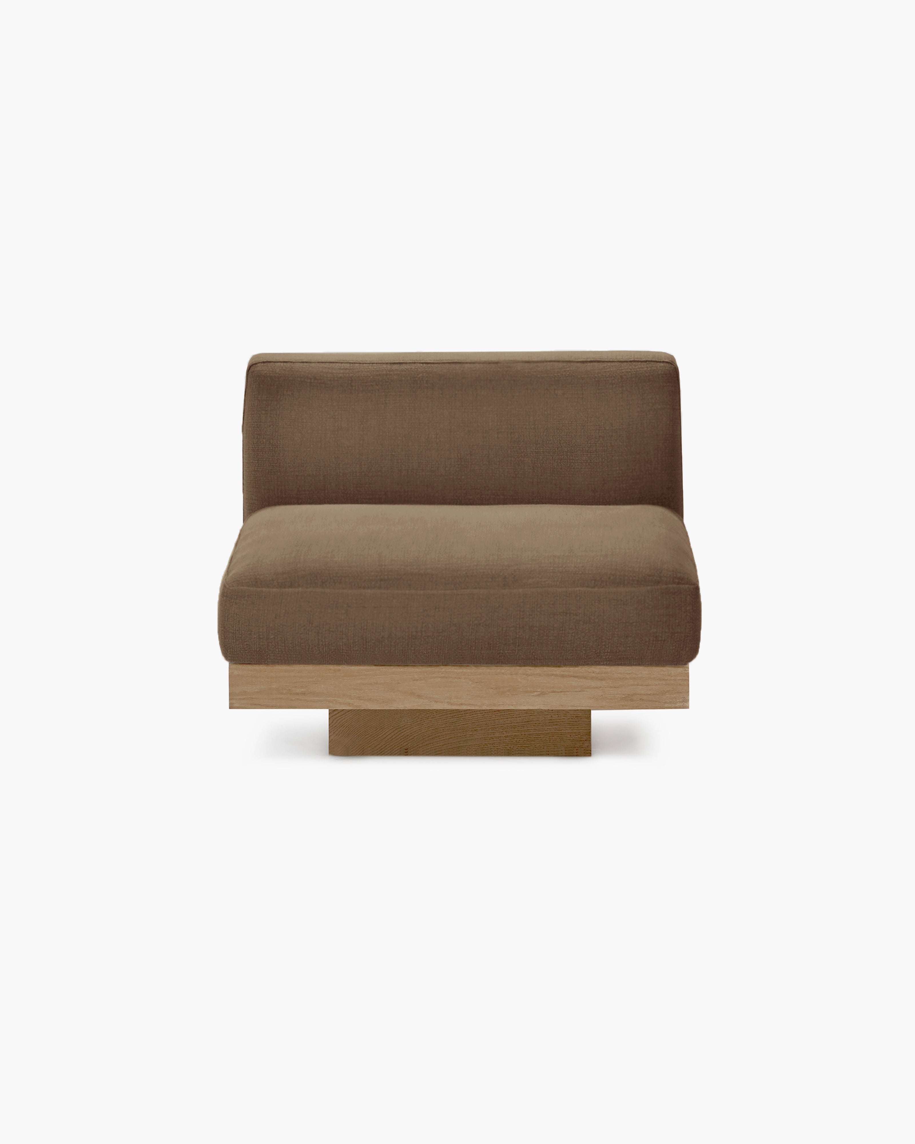 Bench one seater incl cushion outdoor camel Rudolph – SERAX